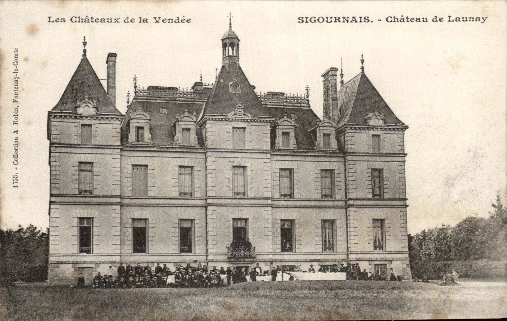 CPA Vendee Sigournais Chateau de Launay