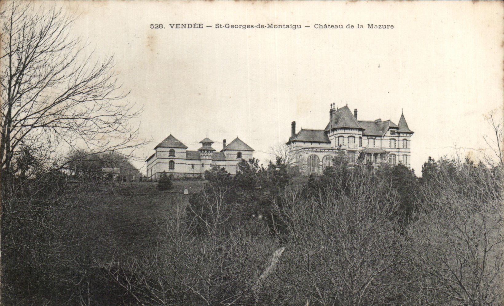 CPA Vendee St Georges de Montaigu Chateau de la Mazure 