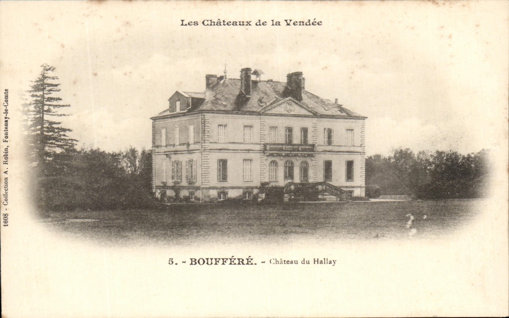 CPA Bouffere Chateau de Hallay 