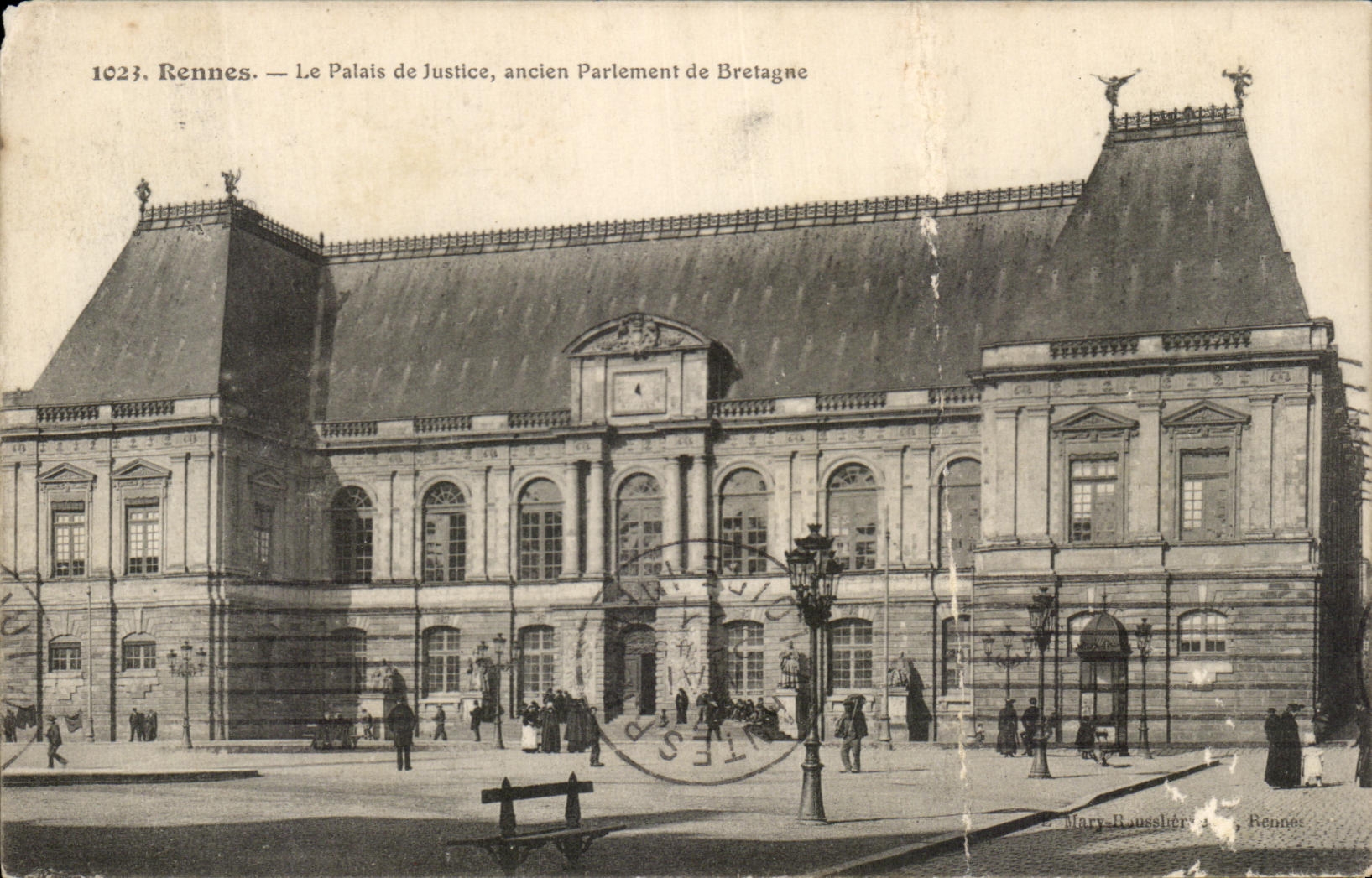 CPA Rennes Le Palais de justice Ancien Parlement de Bretagne 
