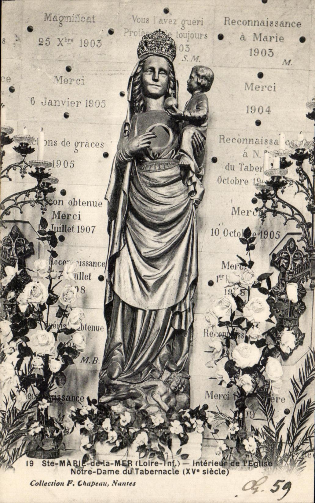 CPA Sainte Marie of the Inland sea of the Church Our Lady of the Gate vault