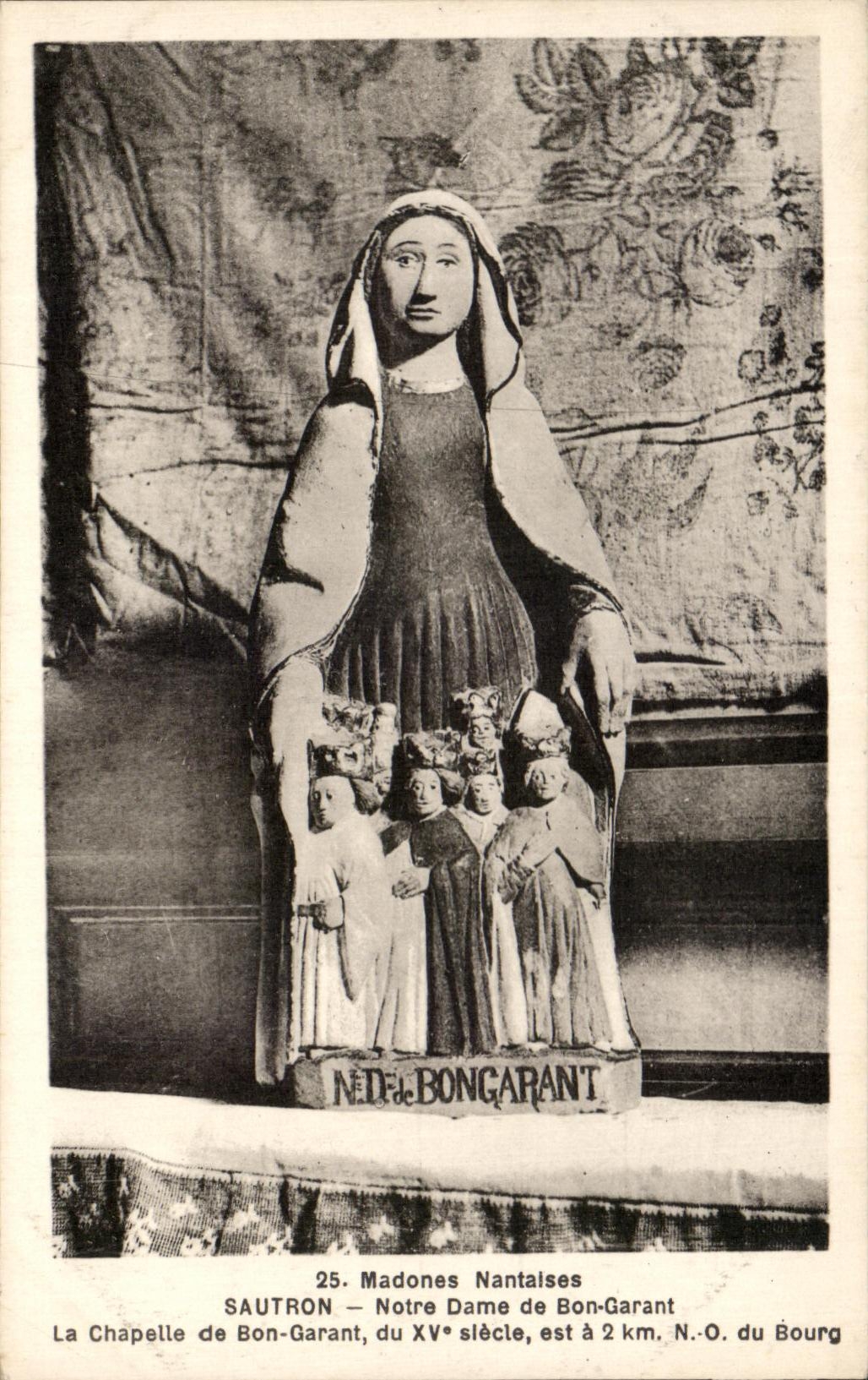 CPA Nantes Madonna Sautron Notre Dame de Bon Parking Vault