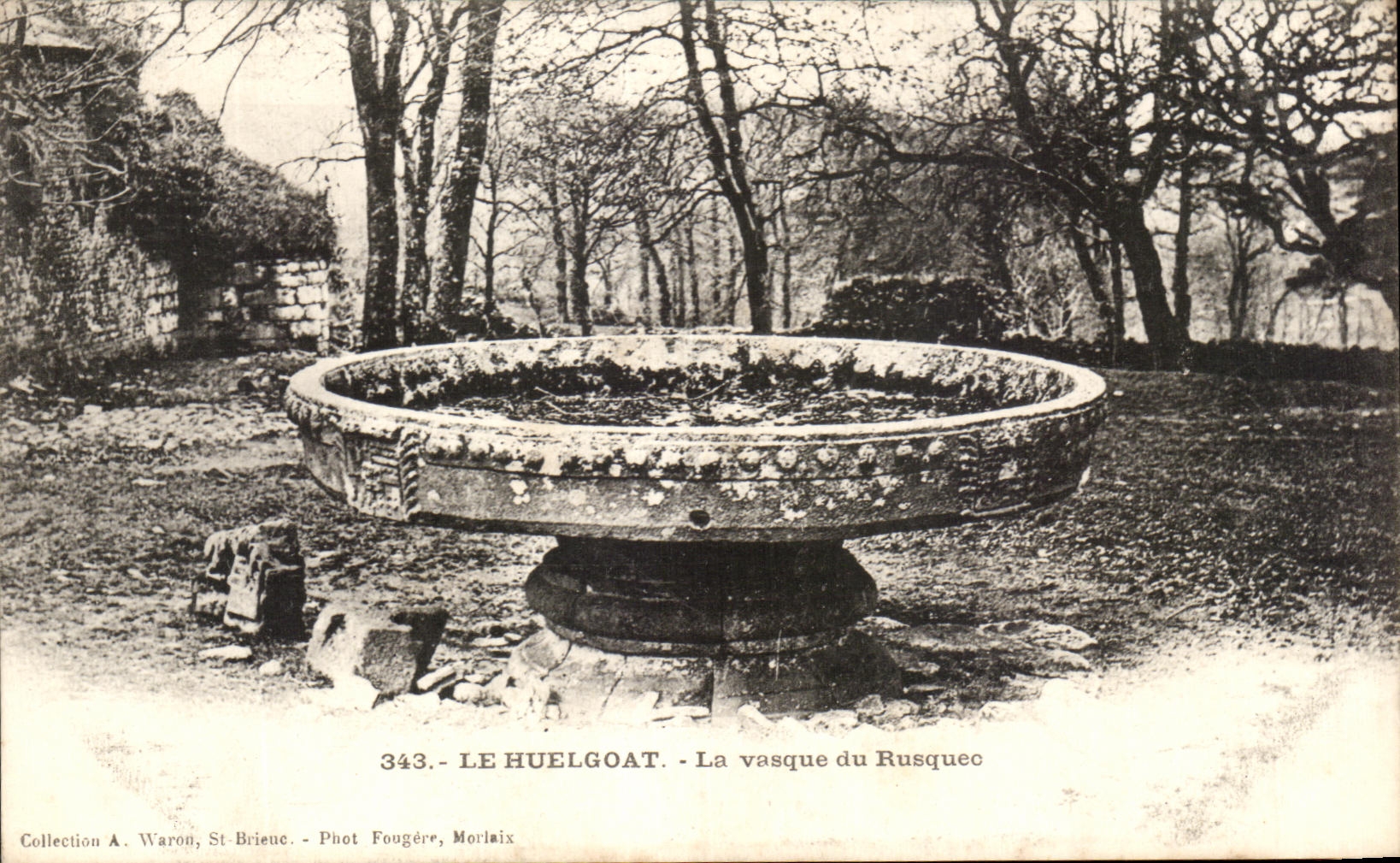 CPA Huelgoat the Basin Of Rusquec