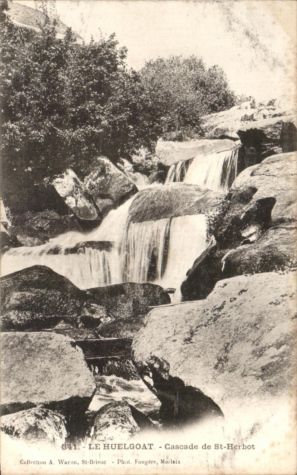 CPA Huelgoat Cascades Of St Herbot