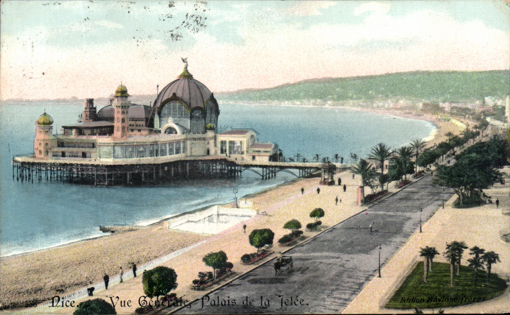 CPA Nice Vue Generale palais De La Jetee