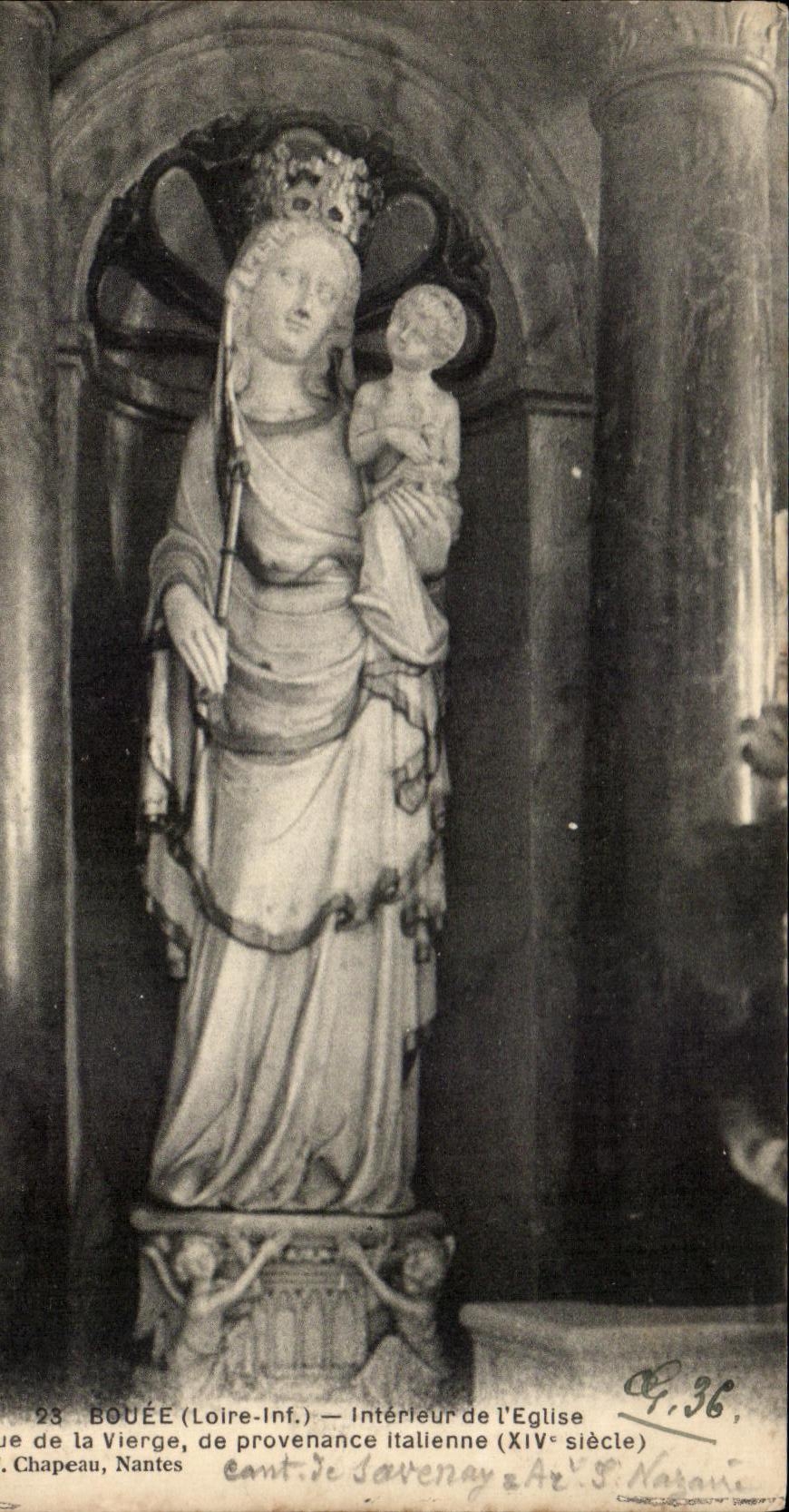 CPA Buoy Interior of the Church of the Virgin of Italian Source