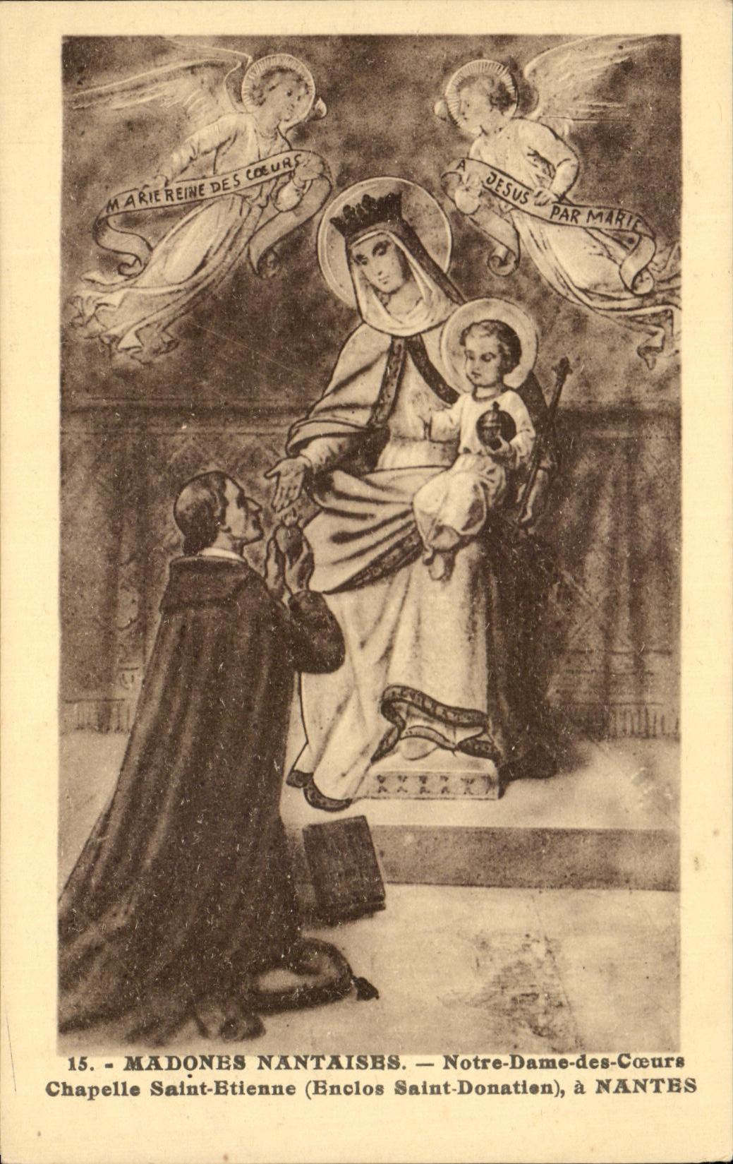 CPA Madones Nanteaises Our lady of the Hearts Vault Saint Etienne has Nantes Madones Nantes