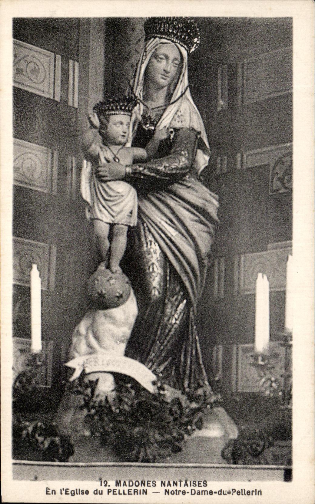 CPA Nantes Madonna In the Church of the Pilgrim Our lady of the Pilgrim