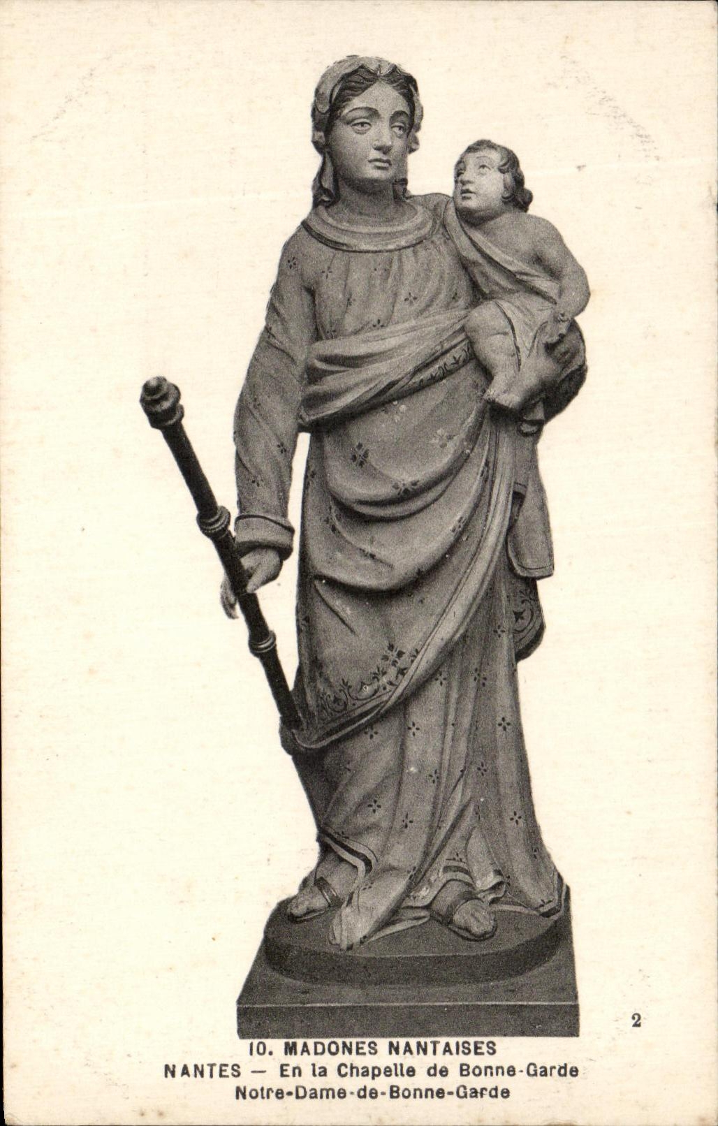 CPA Nantes Madonna Nantes In La Chapelle of Good Guard Our lady of Good Guard