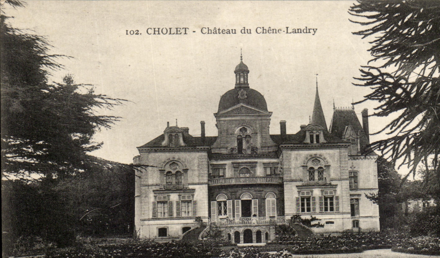 CPA Cholet Chateau du Chene landry