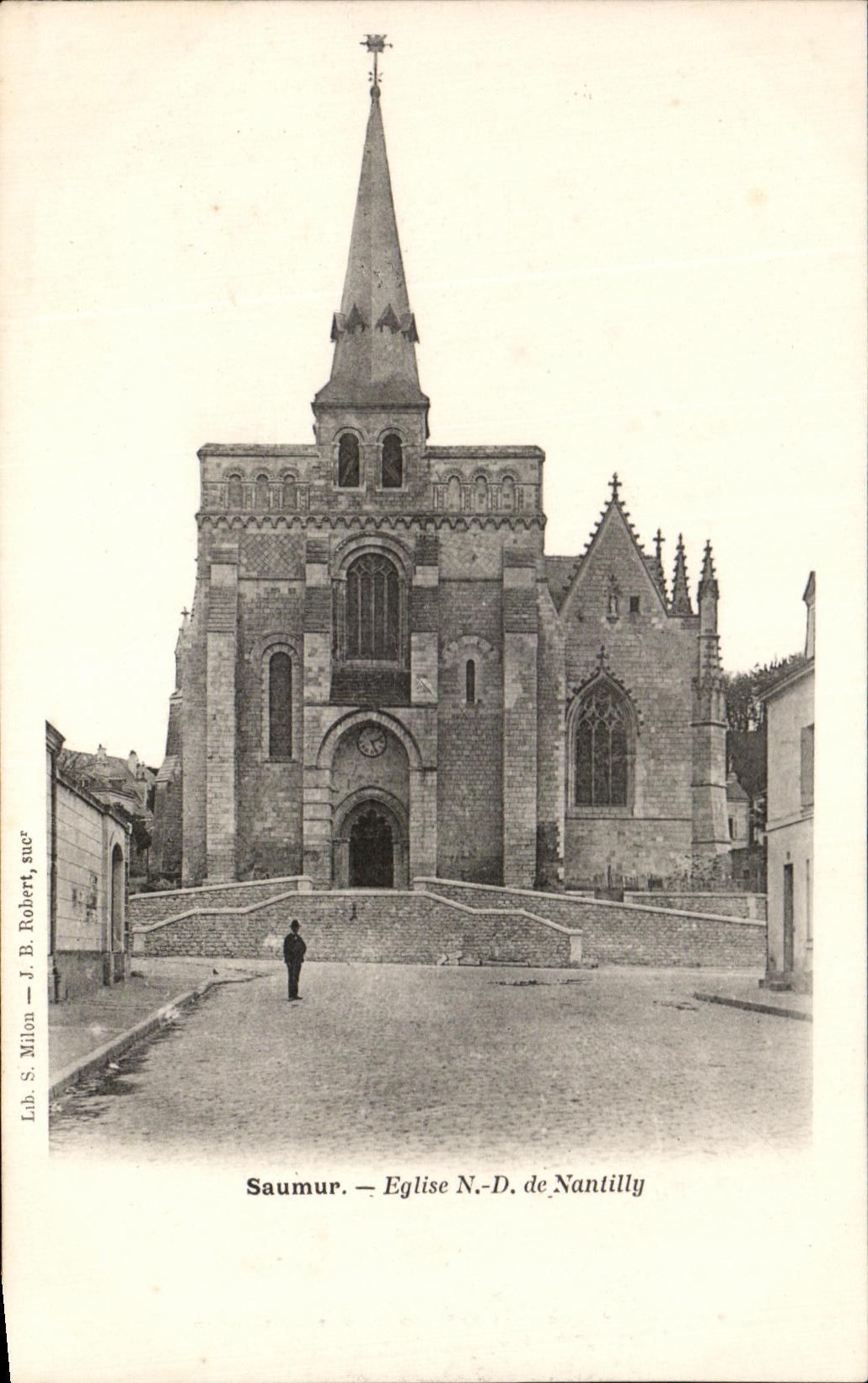CPA Saumur Eglise de Nantilly
