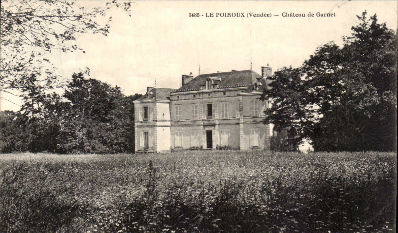 CPA Le Poiroux Chateau de Garnet