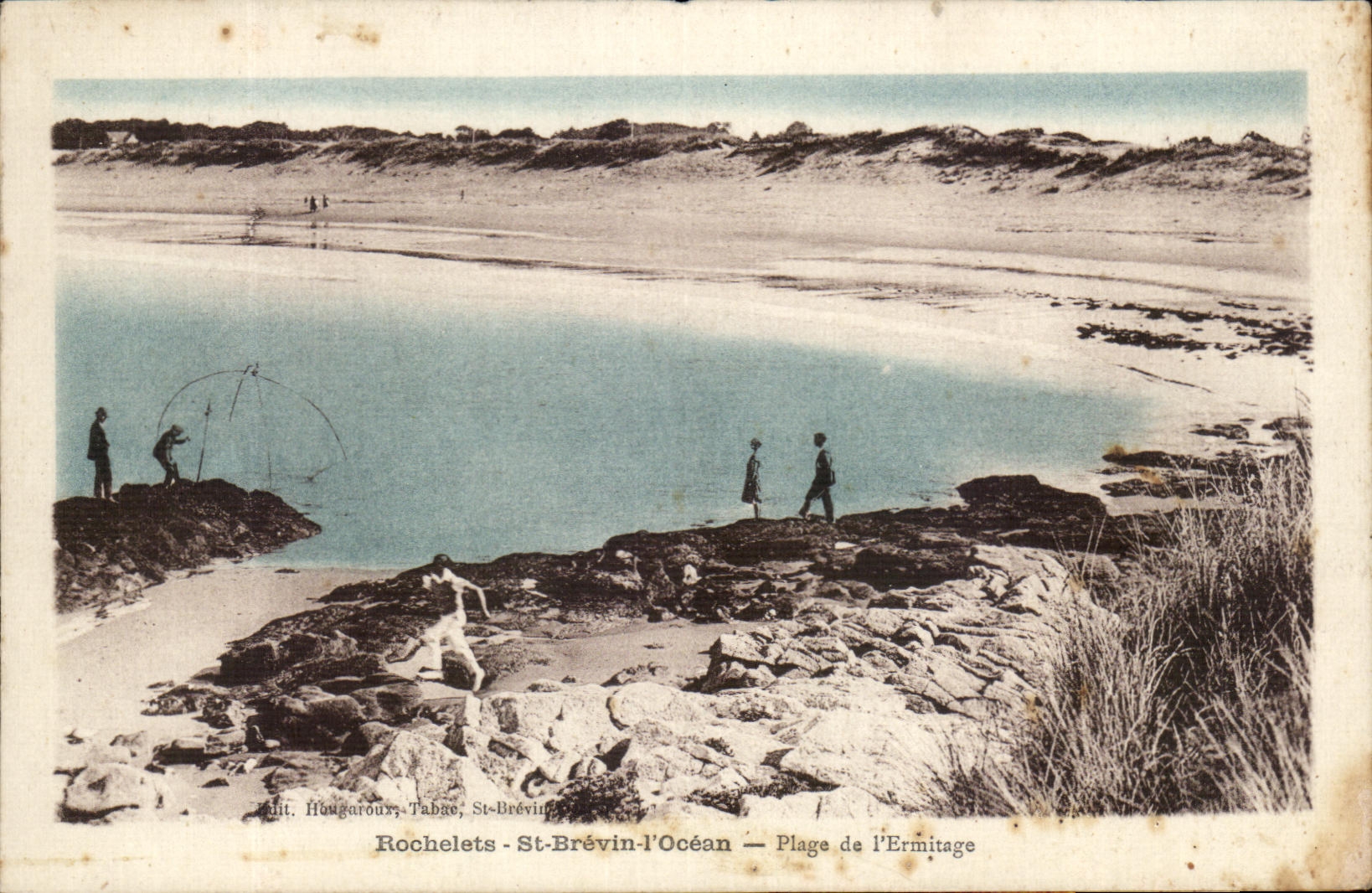 CPA Rochelets St Brevin the Ocean Beach of the Hermitage Fishes