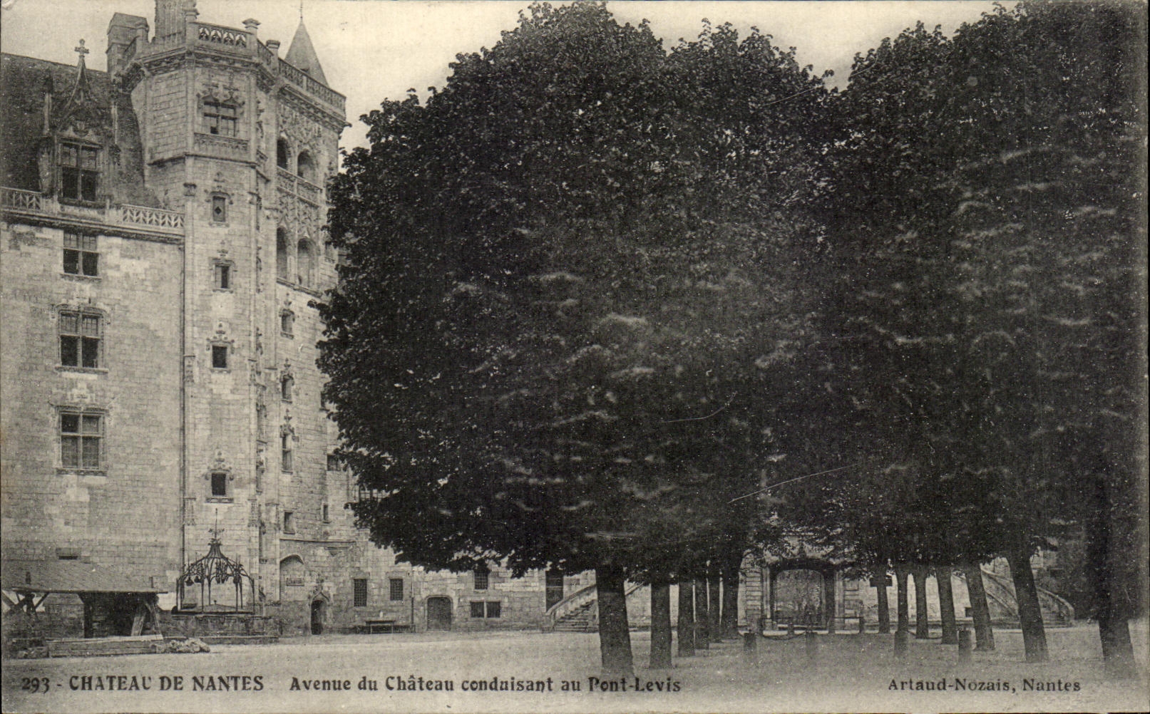 CPA Castle Of Nantes Which occurred of the Castle Leading to the Levis bridge