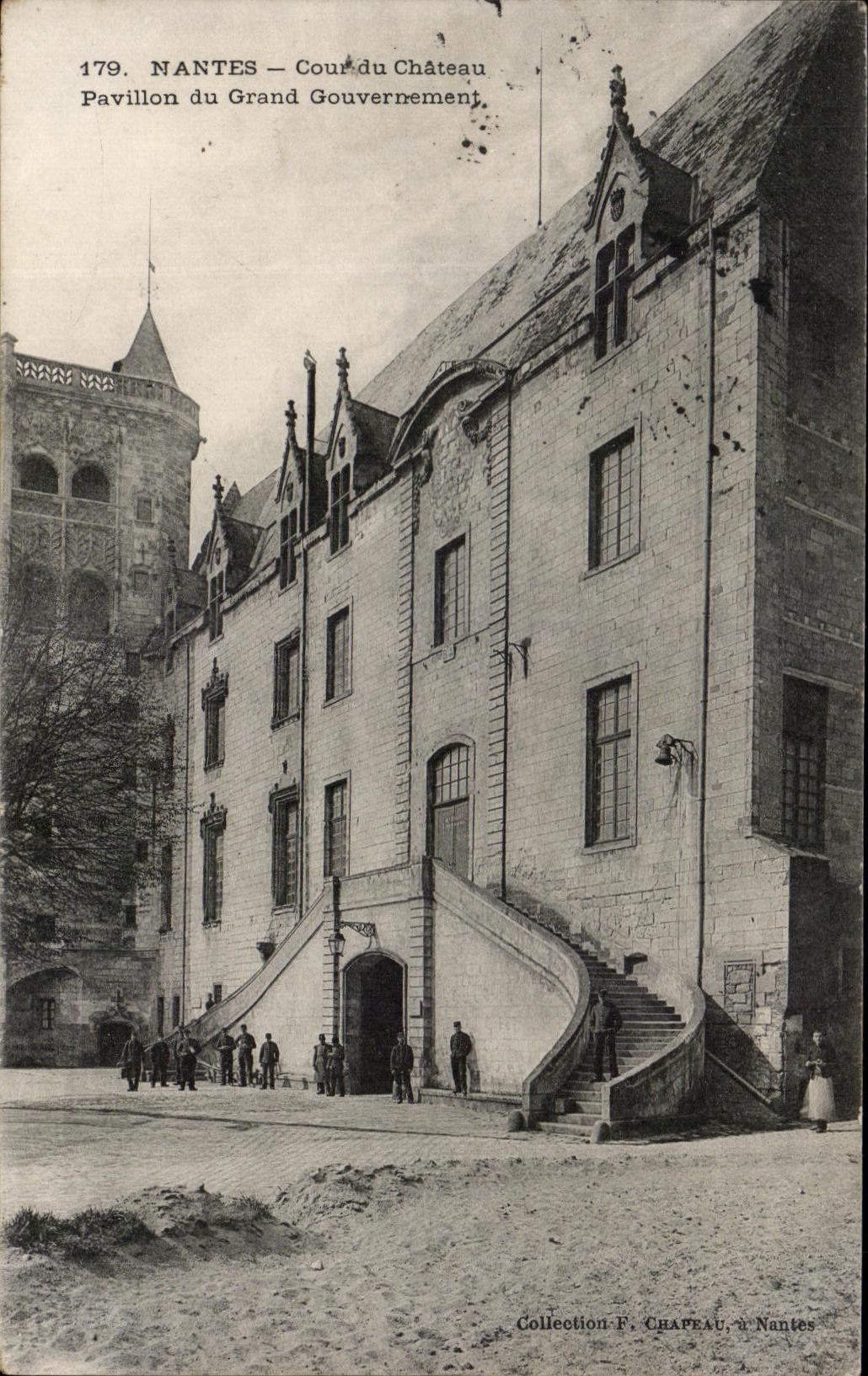CPA Nantes Court of the Castle House of the Large Government