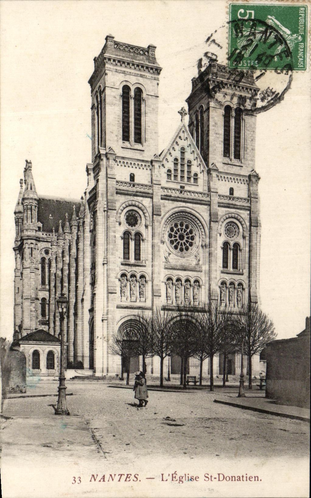 CPA Nantes the Church St Donatien