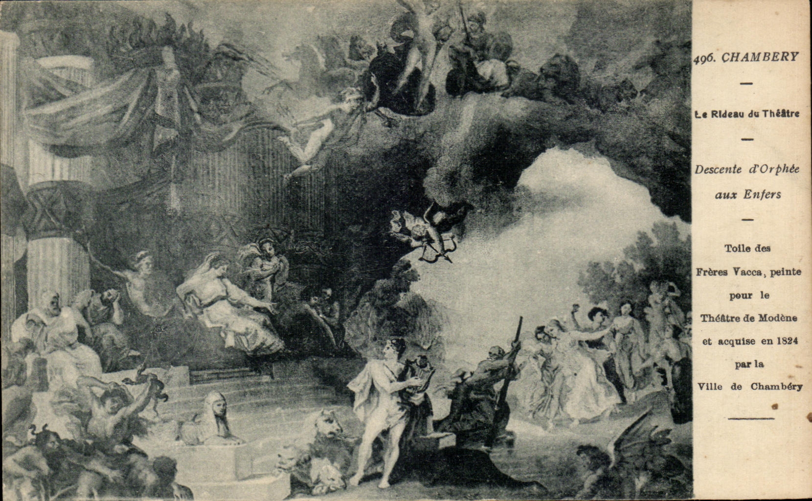 CPA Chambery Le Rldeau de Theatre Descente d'Orphee aux enfers