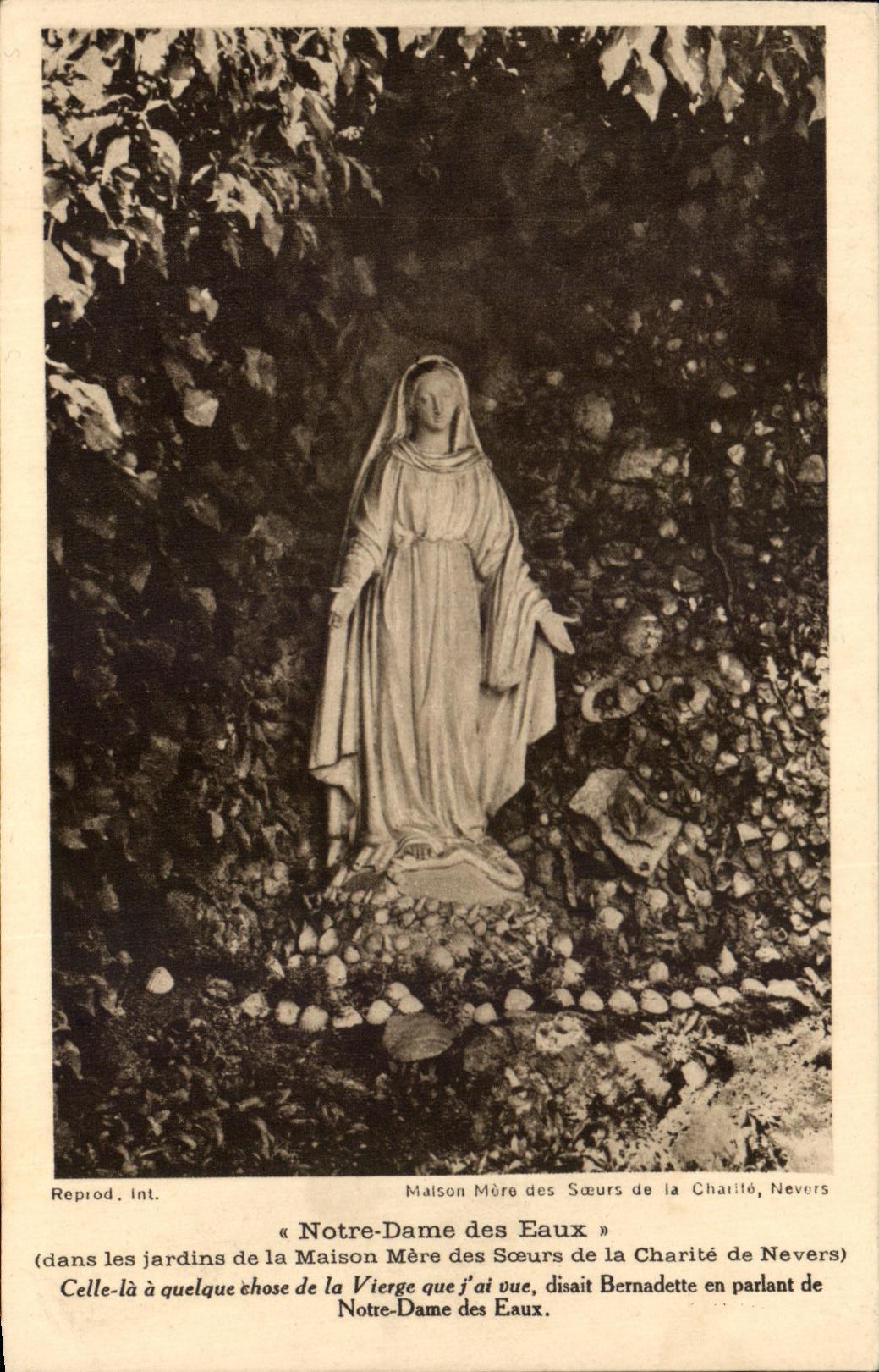 CPA Notre Dame des Eaux Lourdes