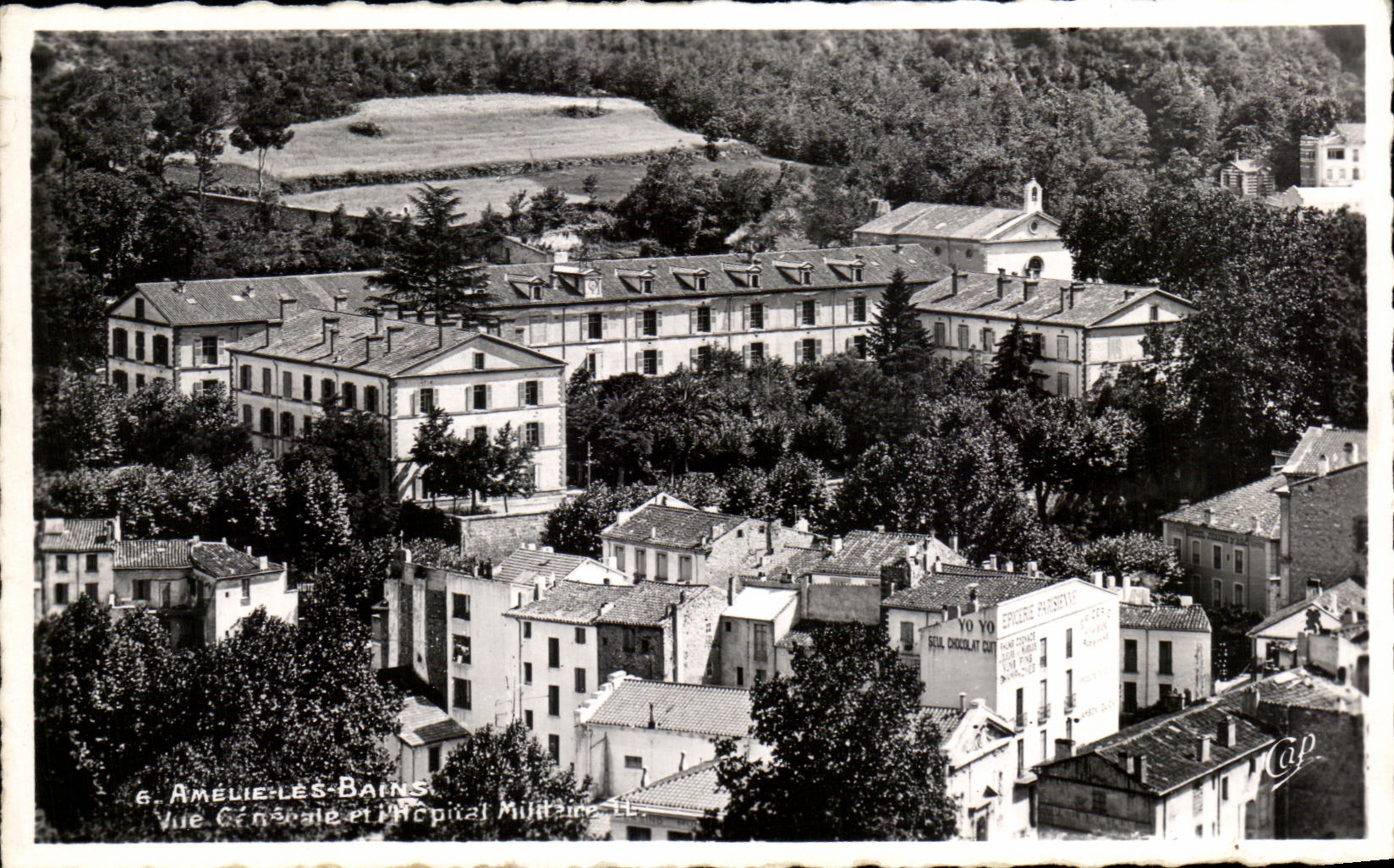 CPA Amelie Les Bains Vue Generale Hcpital Muite