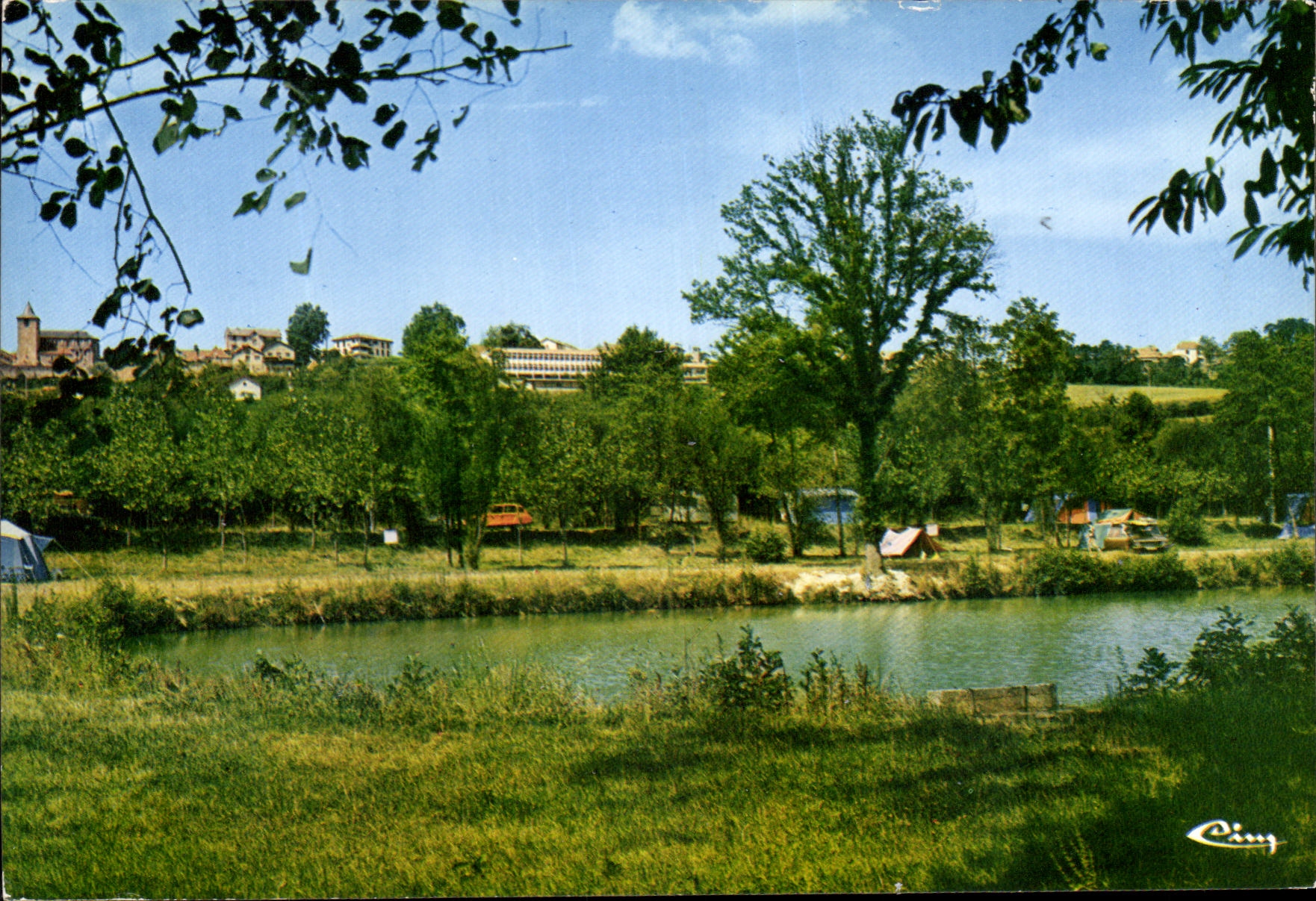 MODERN CARD Arthez de Bearn the Camp-site