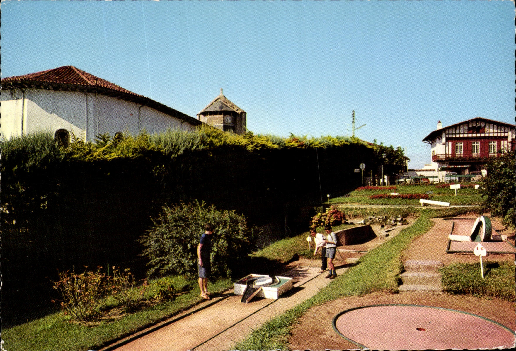 CPM Bidart L'Eglise la Mairie le Golf