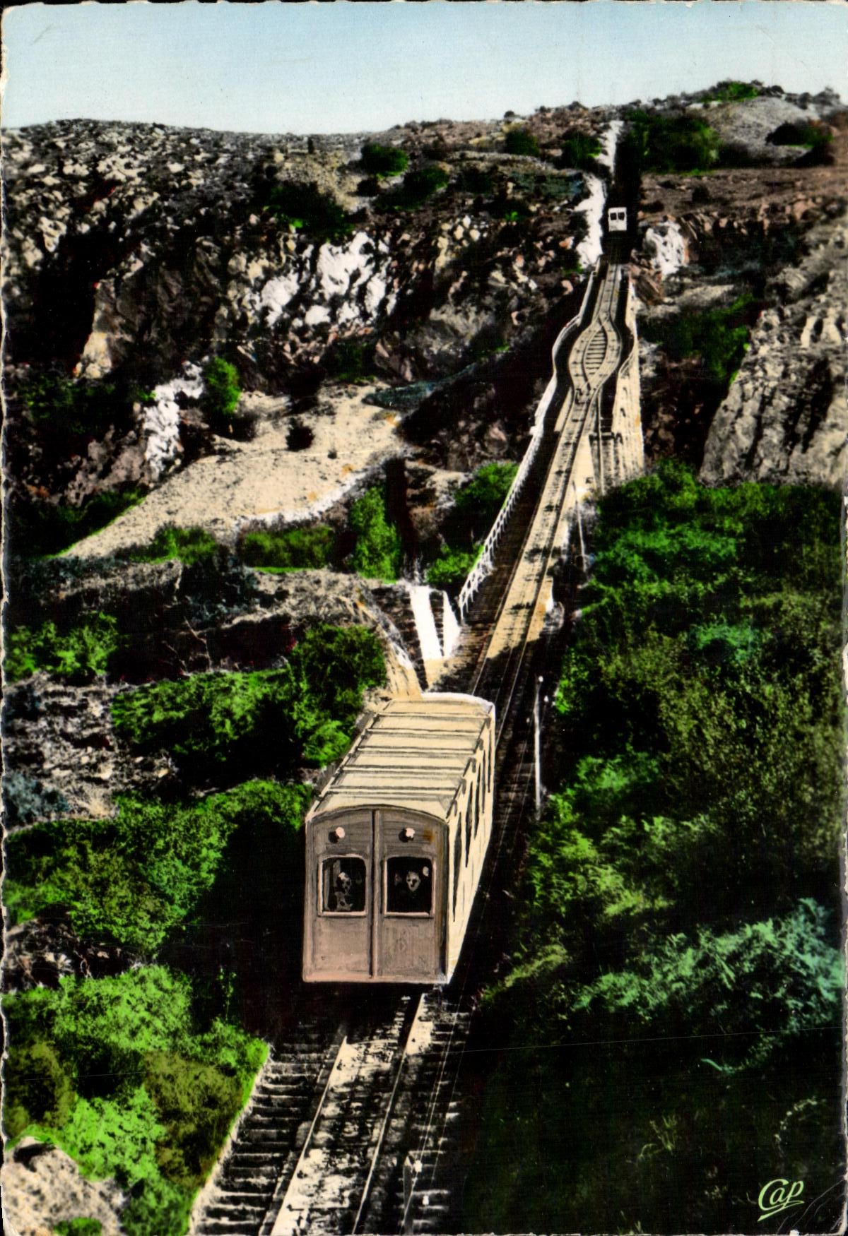 CPM Lourdes Le Pic du Jer Le Funiculaire