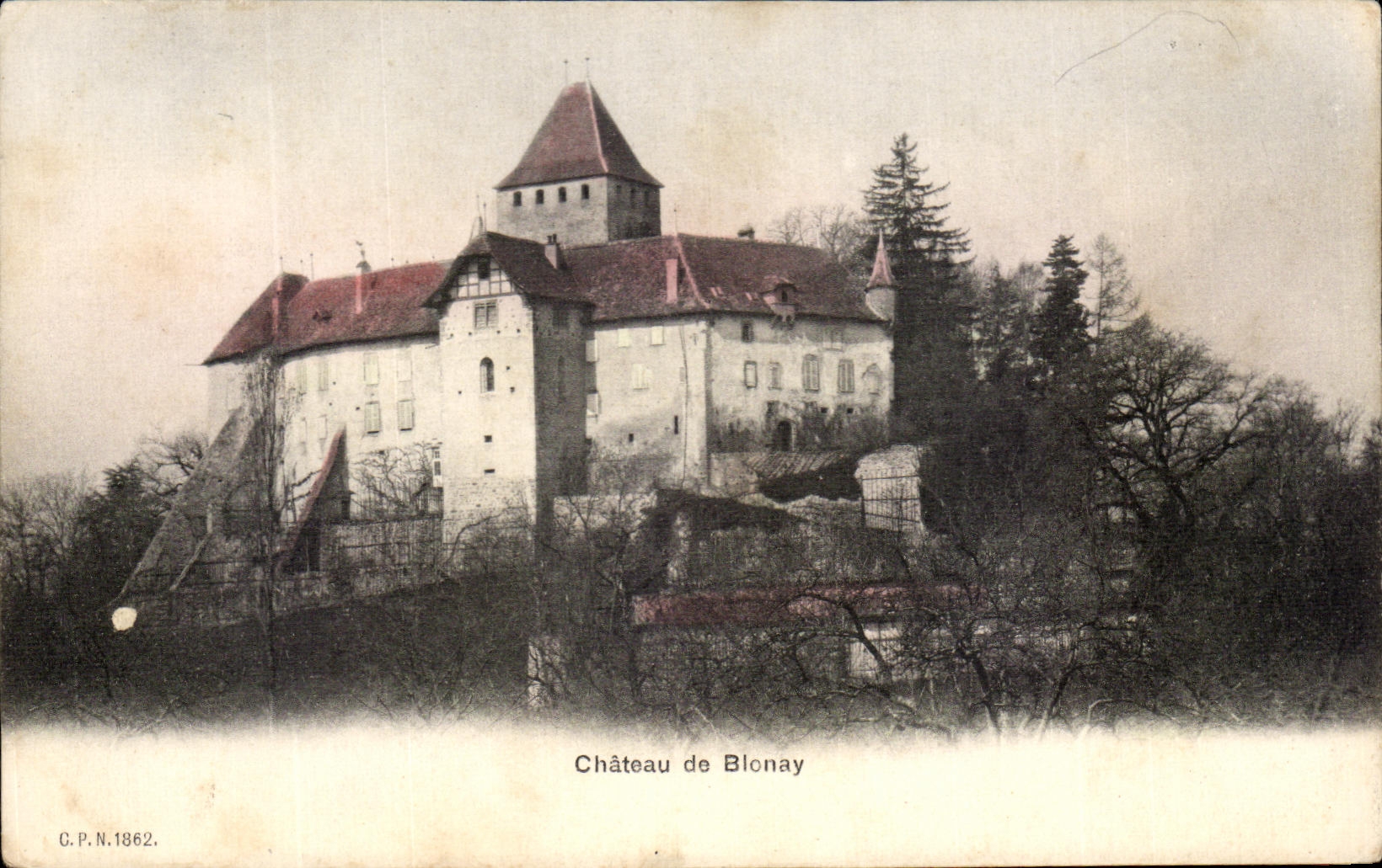 CPA Chateau de Blonay