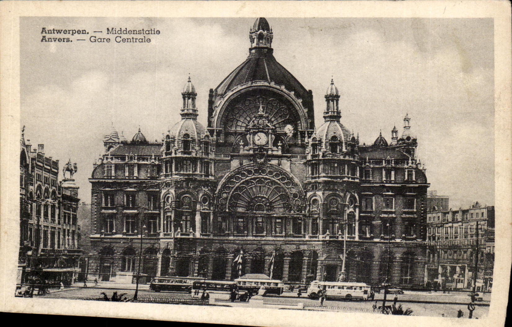 Estacion de la central de Amberes del middenstatie de CPA Antwerpen