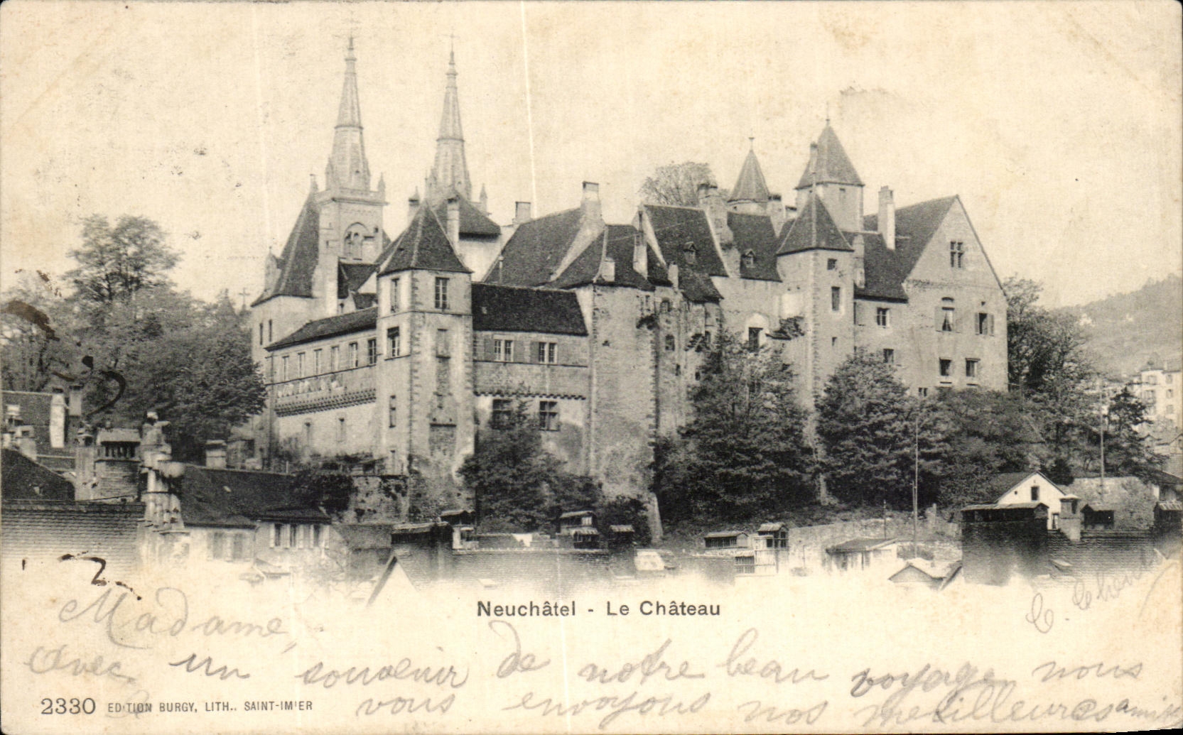 CPA Neuchatel Le chateau