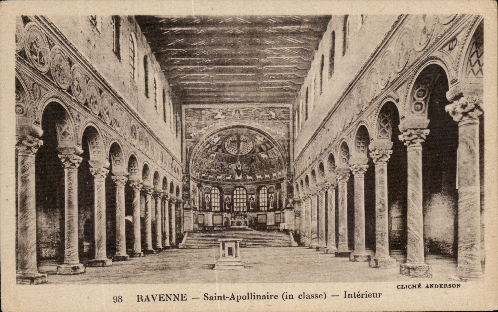 CPA Ravenne Saint Apollinaire Interieur