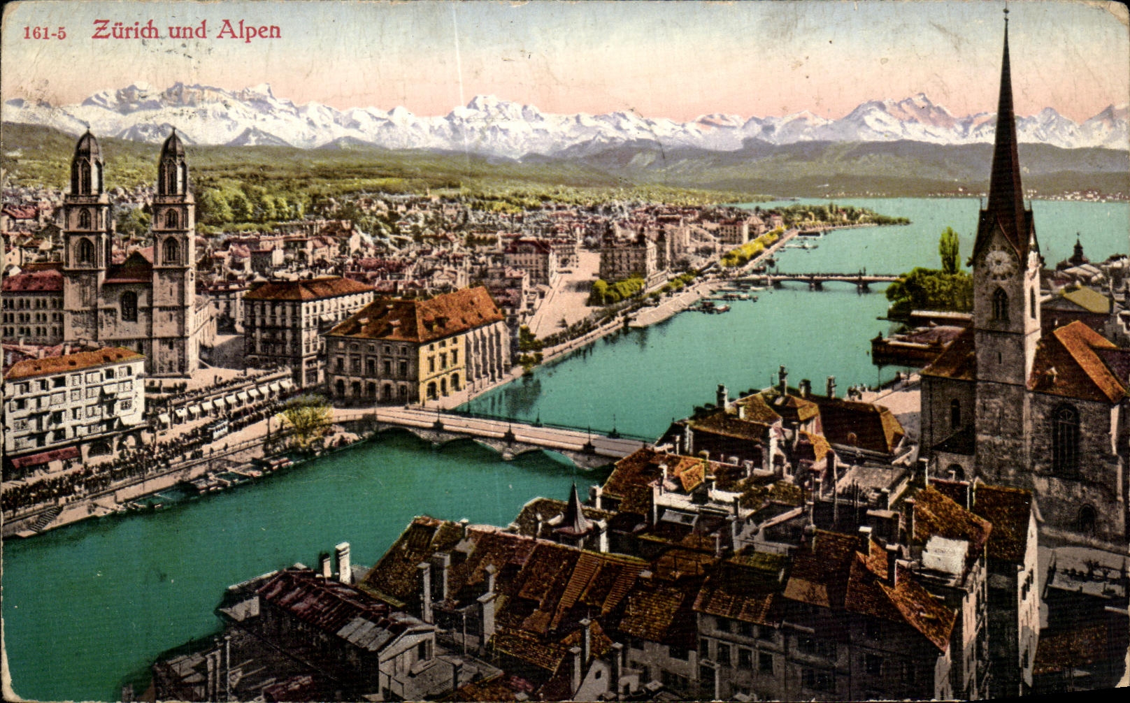CPA Zurich Und Alpen 