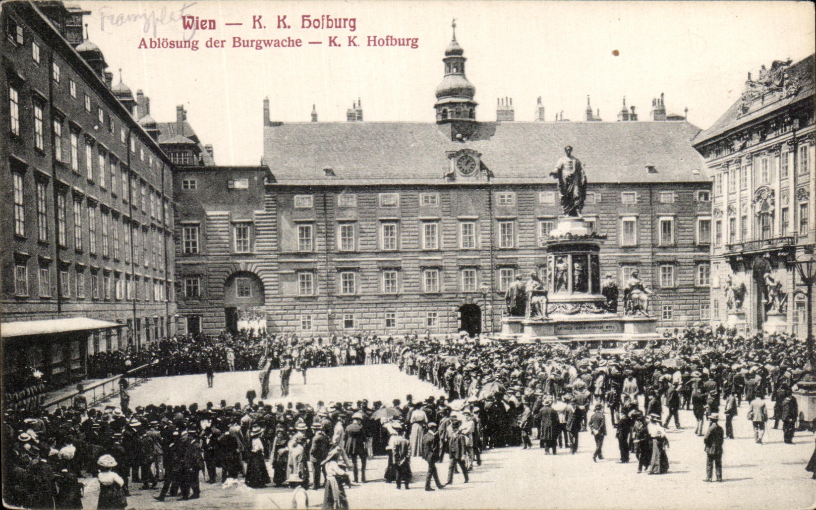 CPA Wien Bolburg Ablosung der Burgwache Hofburg