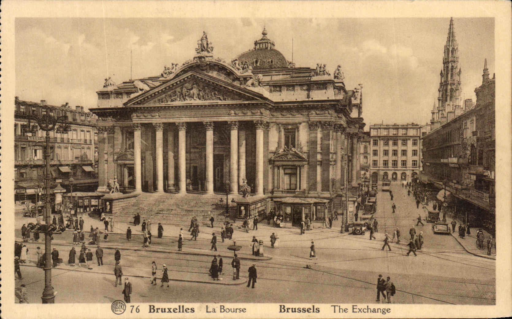 CPA Brusselles la bolsa de accion Bruselas el intercambio