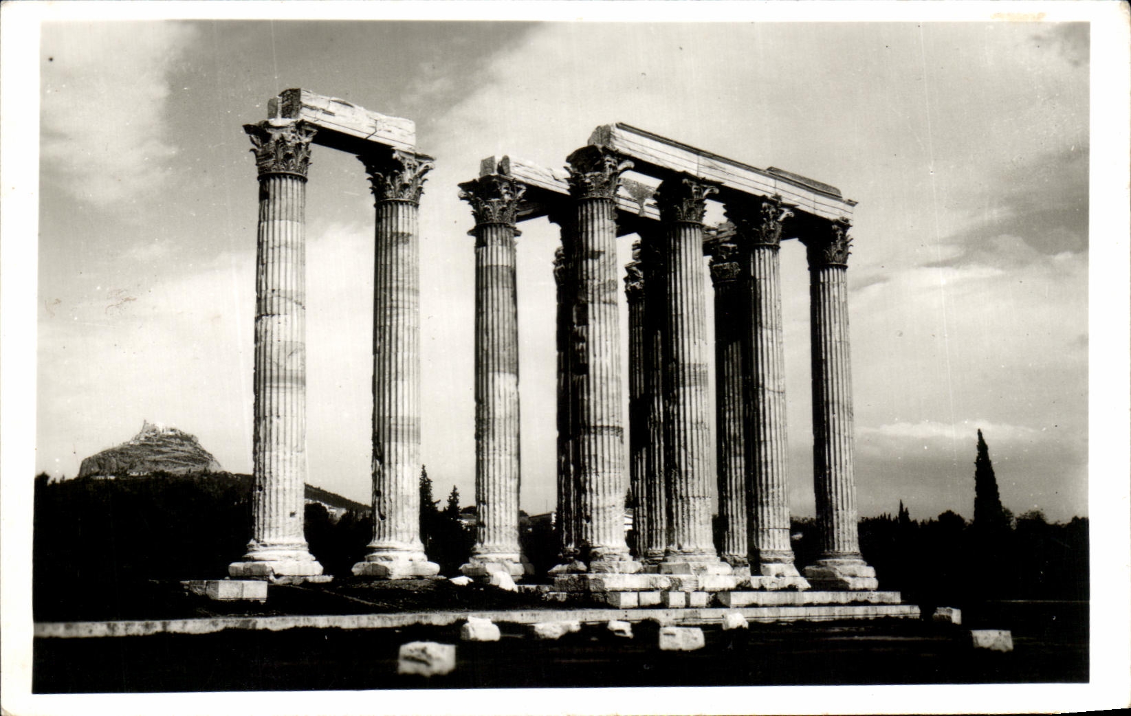 CPA Aohnai Oavmoikion Athens Temple Off Zeus