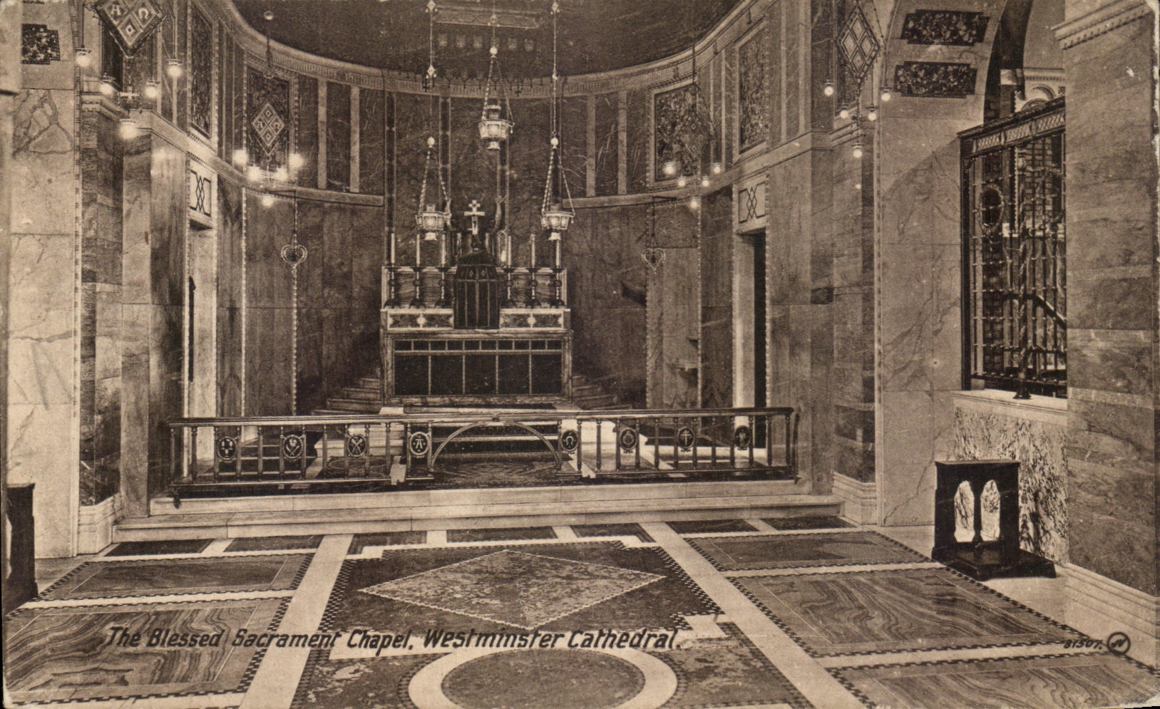 CPA The Blessed Sacrament Chapel Westminster Cathedral