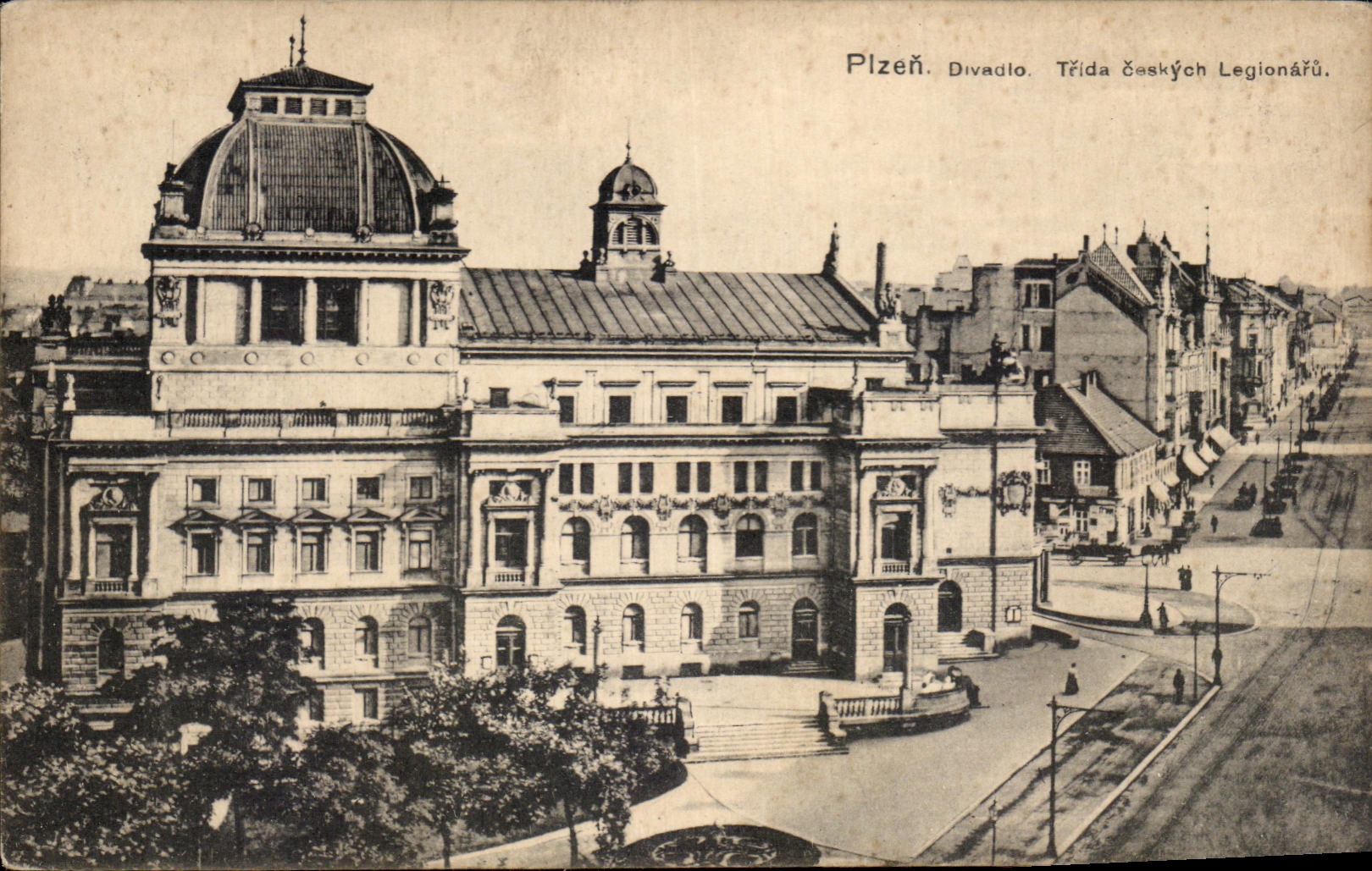 CPA Plzen Divadio 
