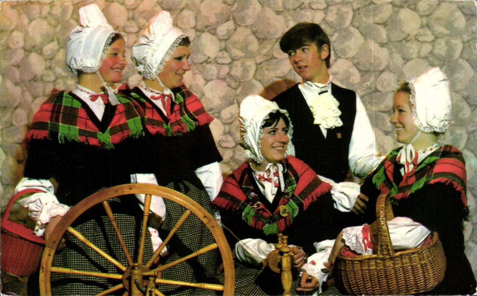 CPM Welsh National Costume Folklore