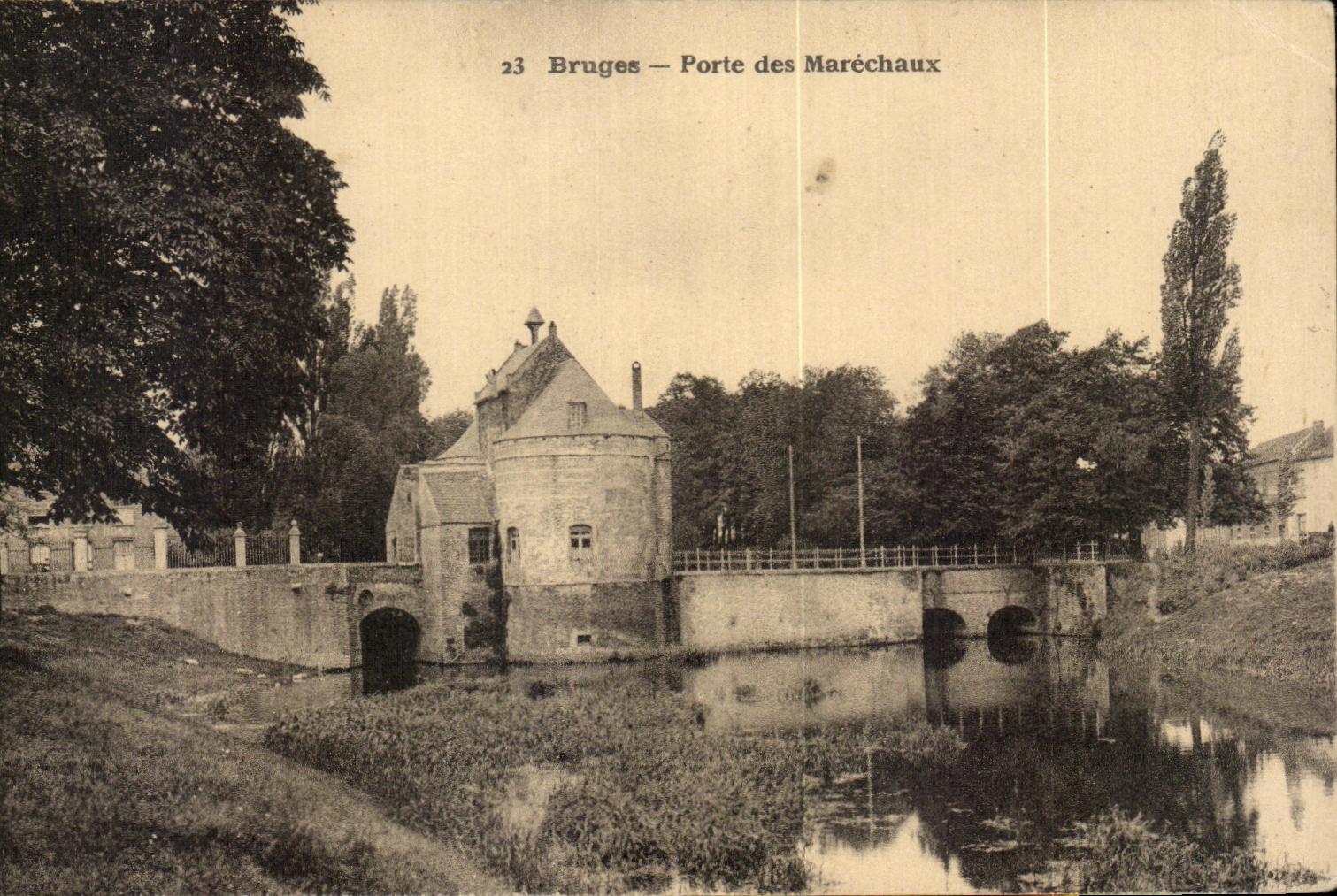 CPA Bruges Gate of the Marshals