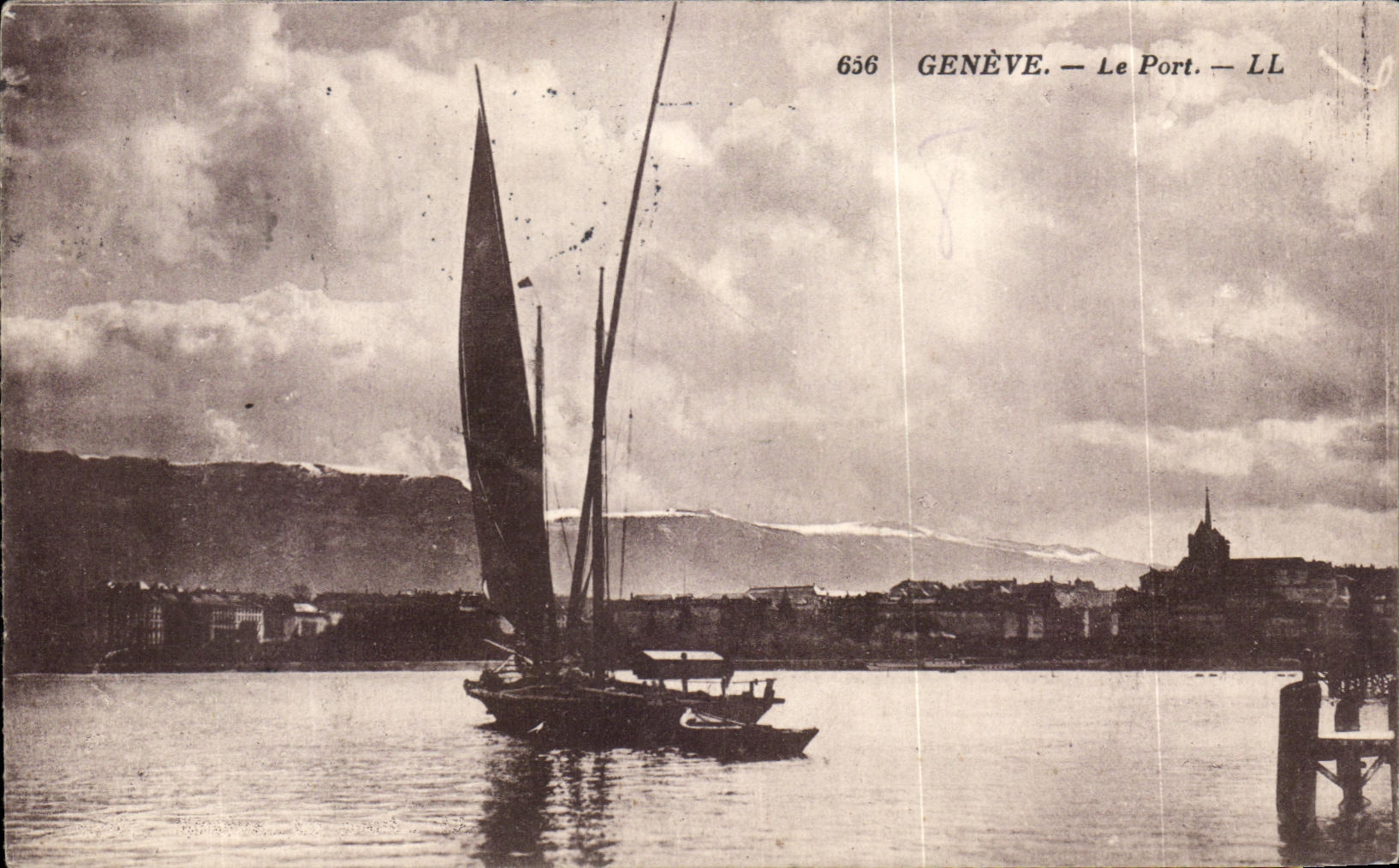 CPA Geneva the Port Boat
