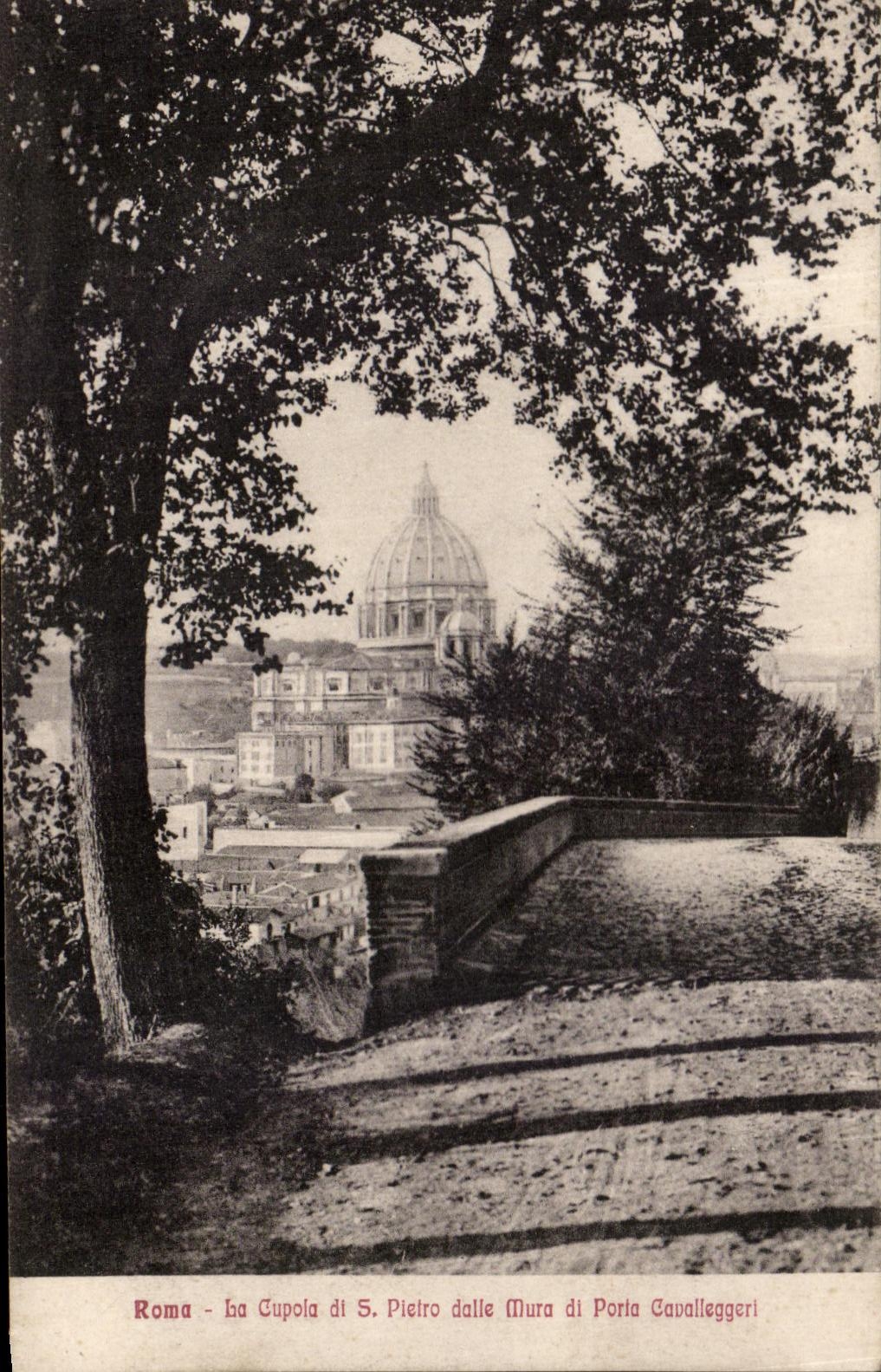 CPA Roma La Cupola Di Pictro Dalle Mura Di Poria Cavalleggeri