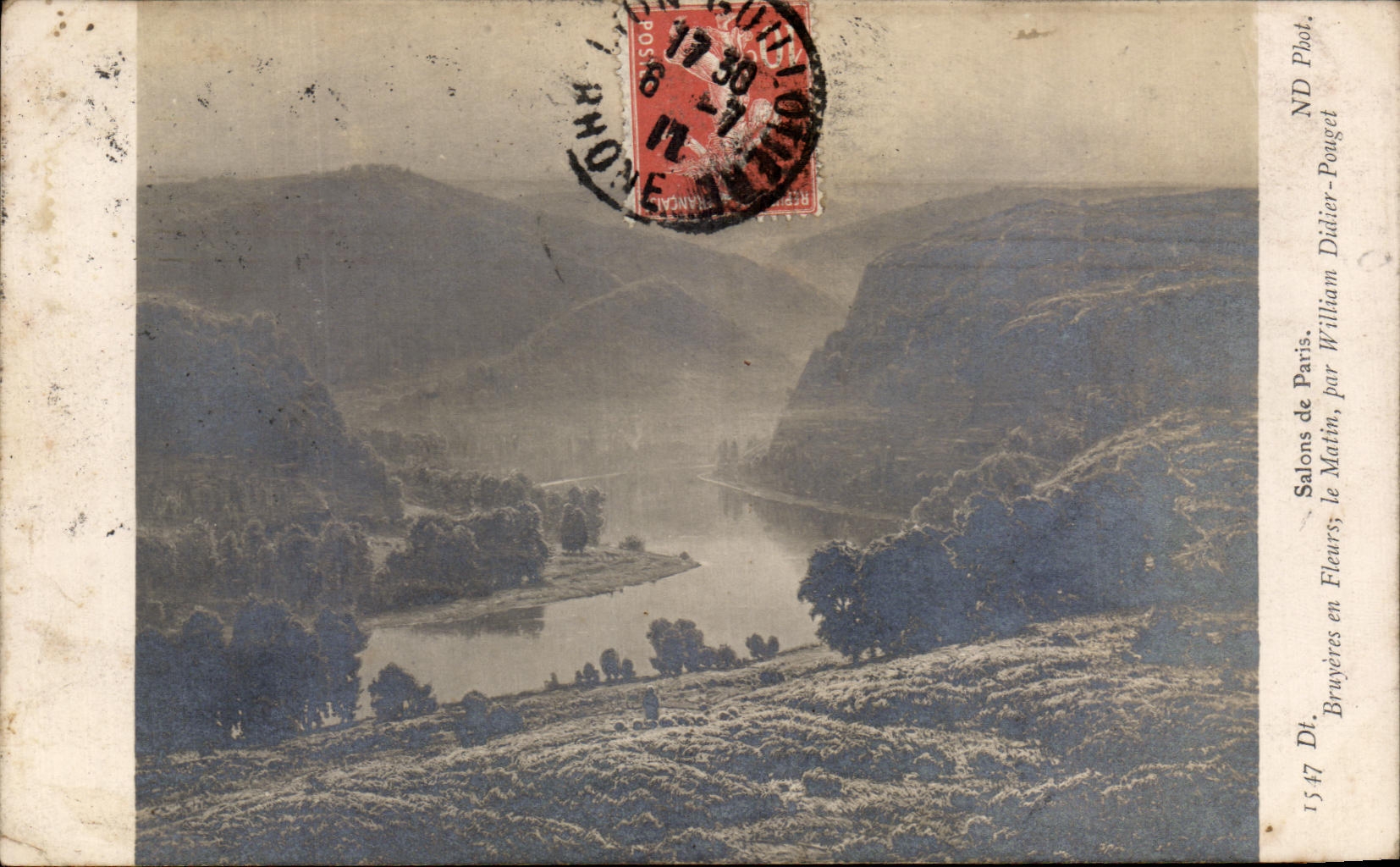 CPA Salons de Paris Bruyeres en Fleurs le Matin par William Dulier Pouget