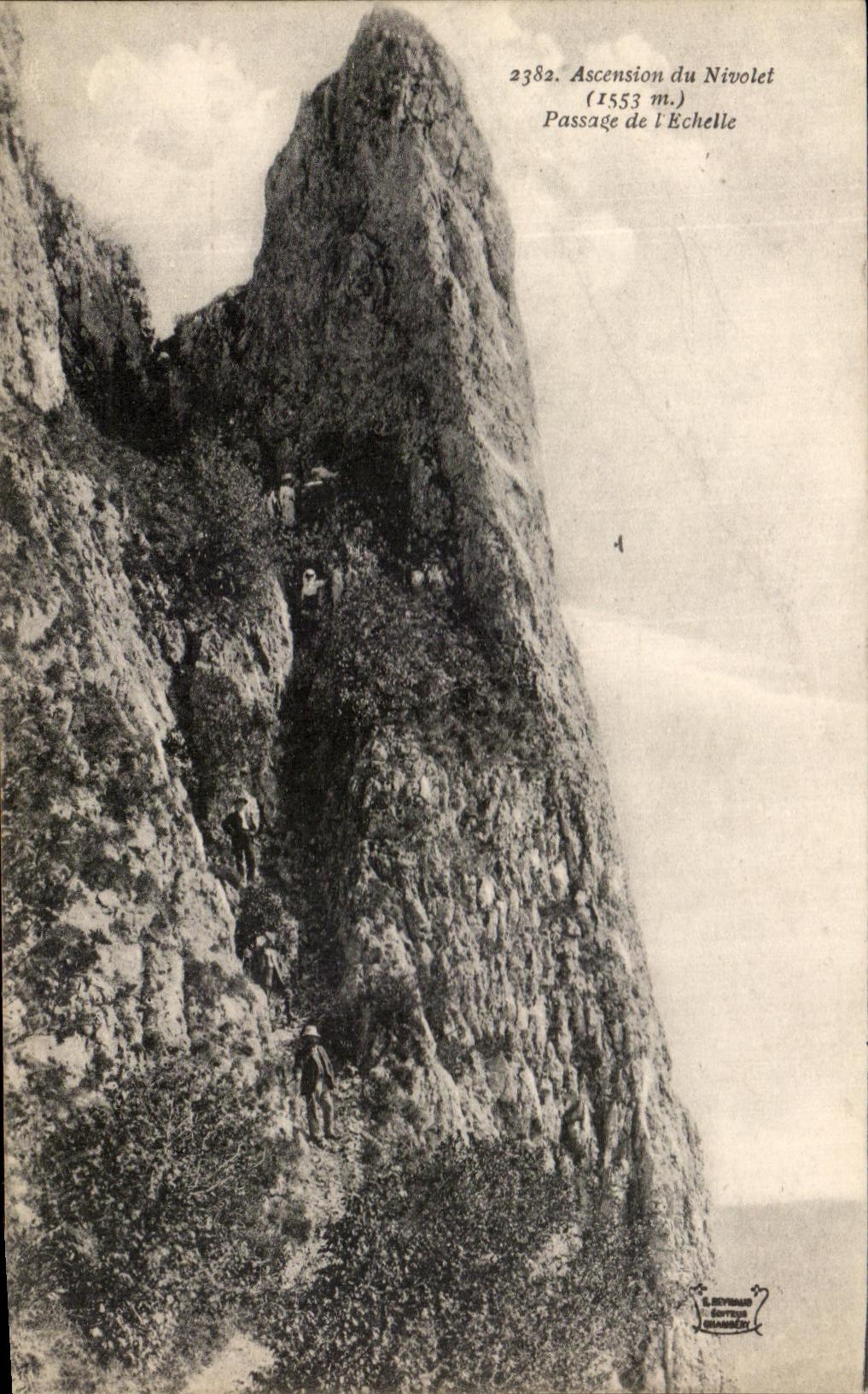 CPA Ascension Du Nivolet Passage De l'Echelle