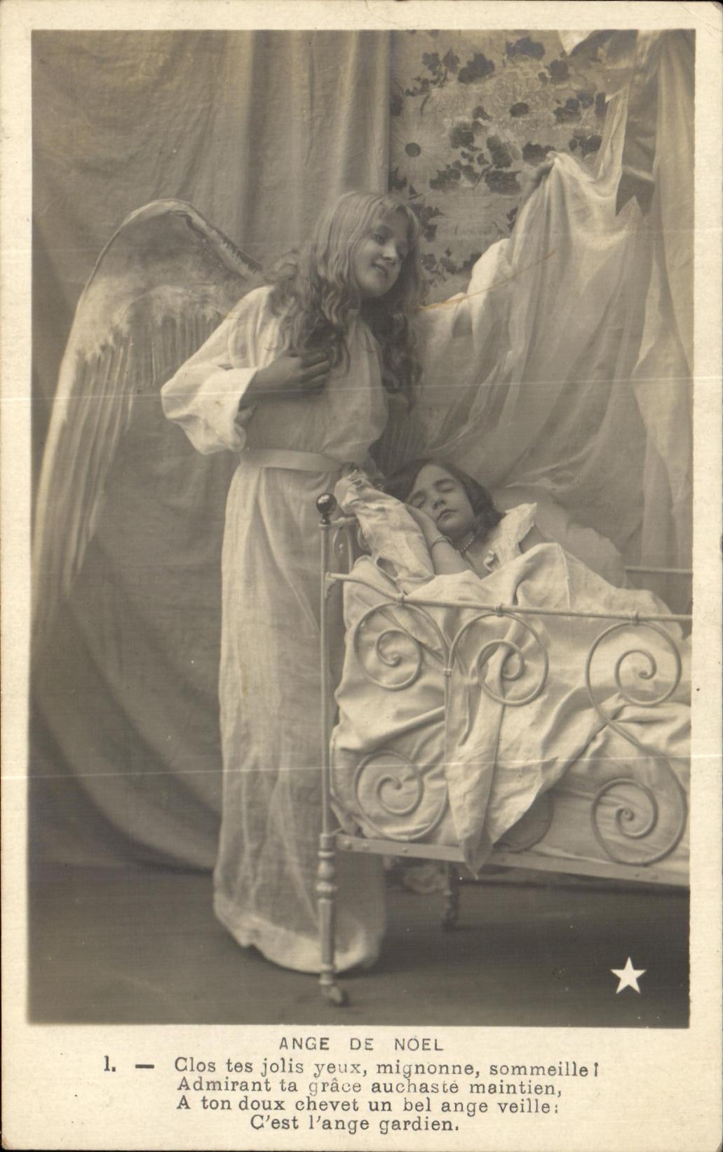 angel de CPA de la fantasia de la Navidad