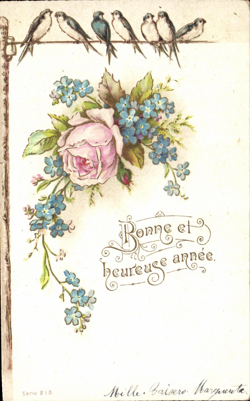 CPA Bonne et Heureuse anne