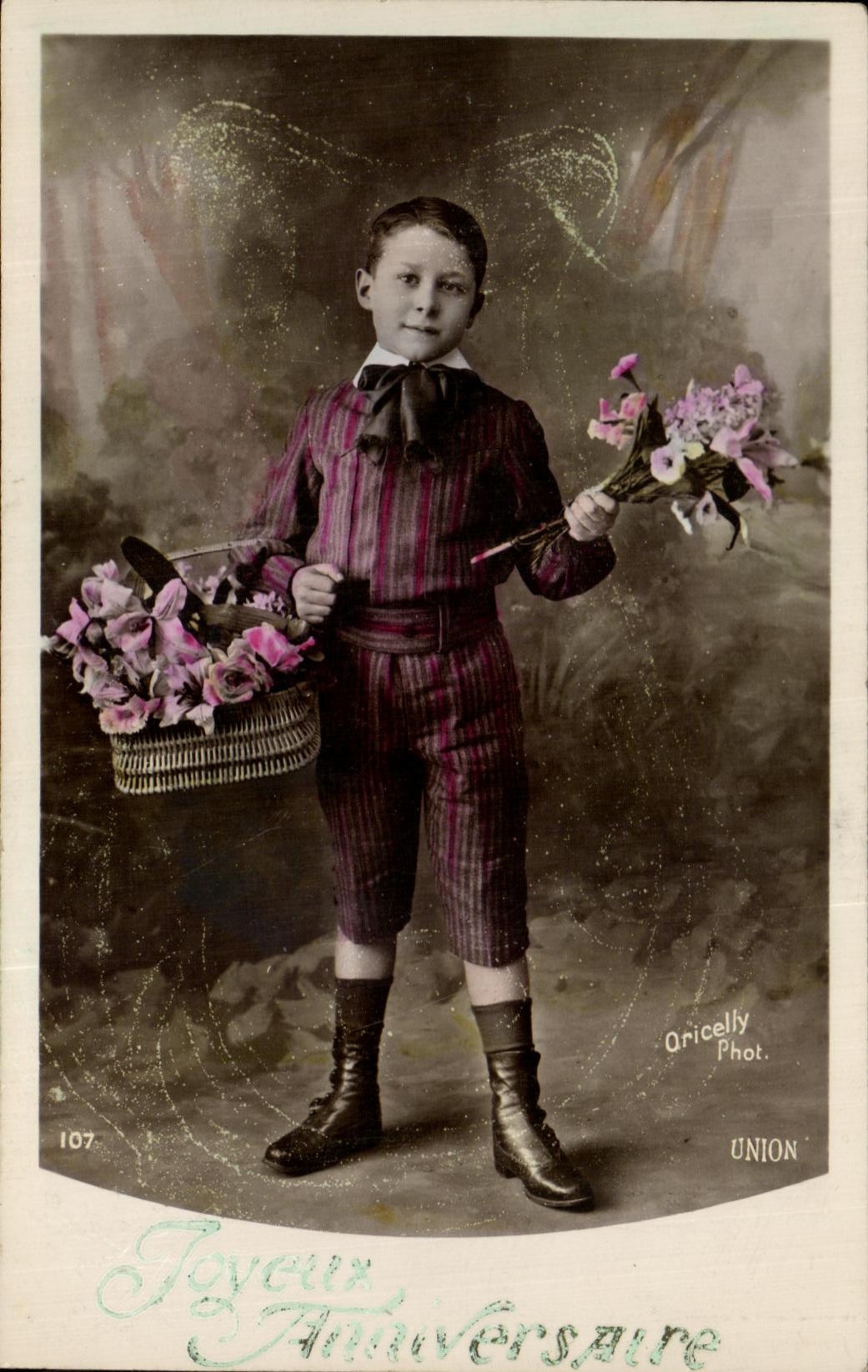 CPA Joyeux Anniversaire Enfant