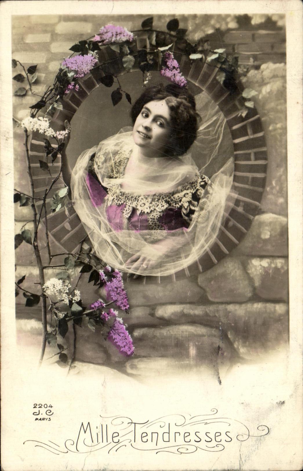 CPA Mille Tendresses Femme