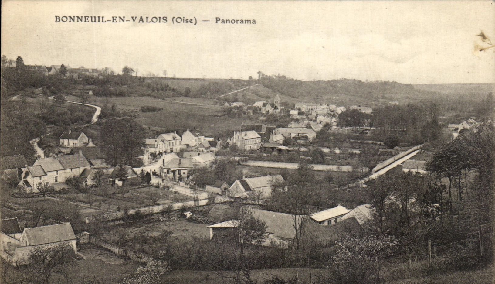 CPA Bonneuil en el panorama de Valois