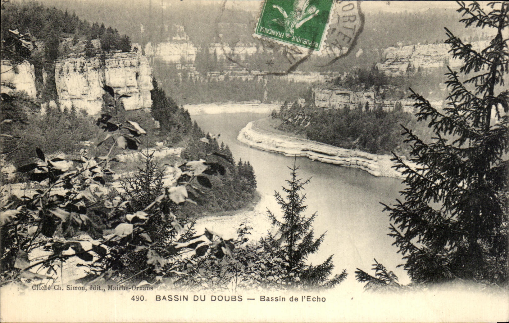 CPA Bassin Du Doubs Bassin de l'Echo