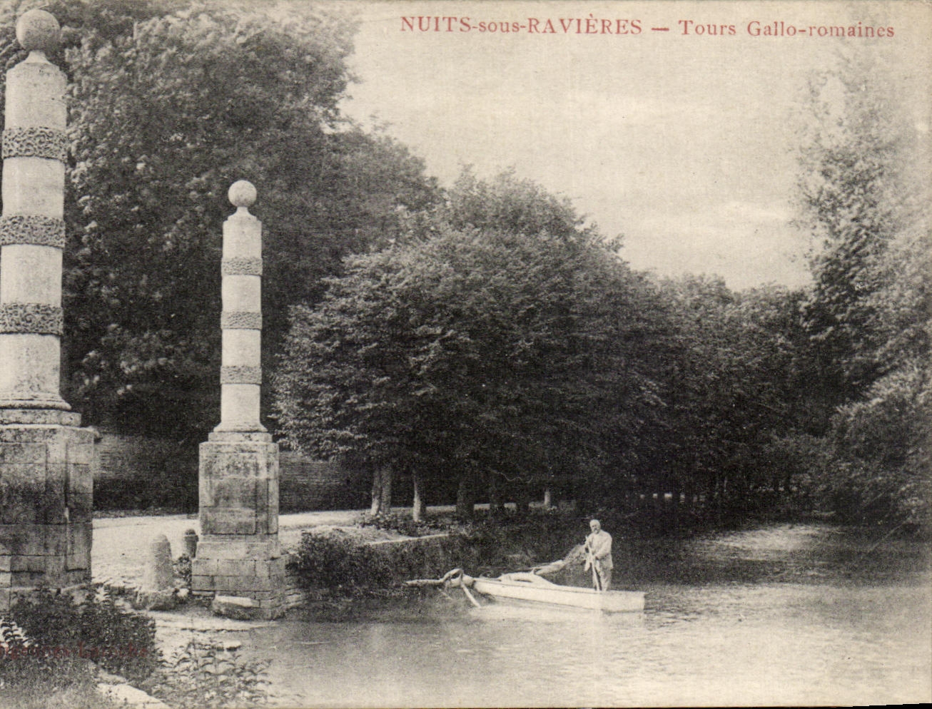CPA Nuits Sous Ravieres Tours Gallo romaines