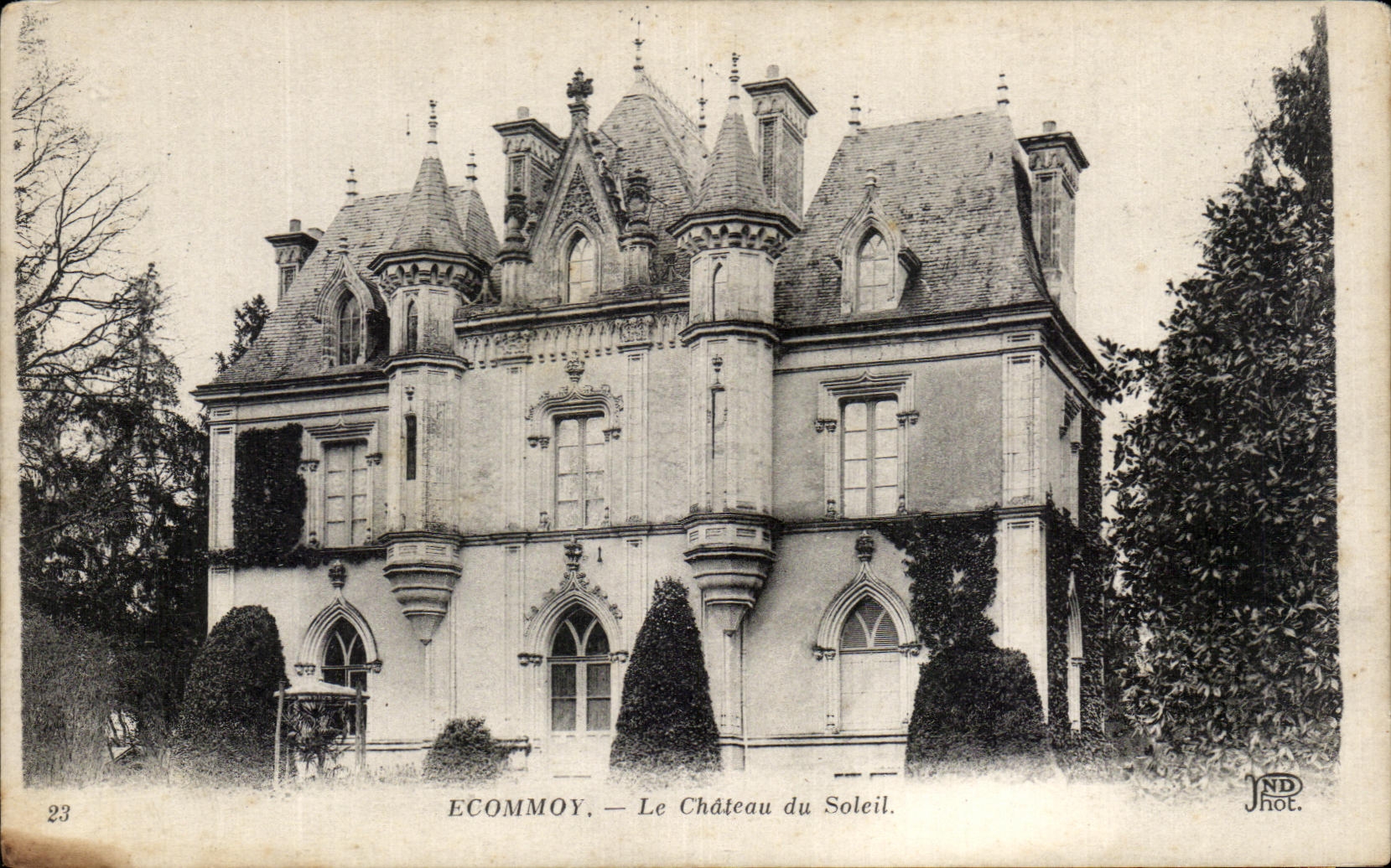 CPA Ecommoy el castillo del Sun